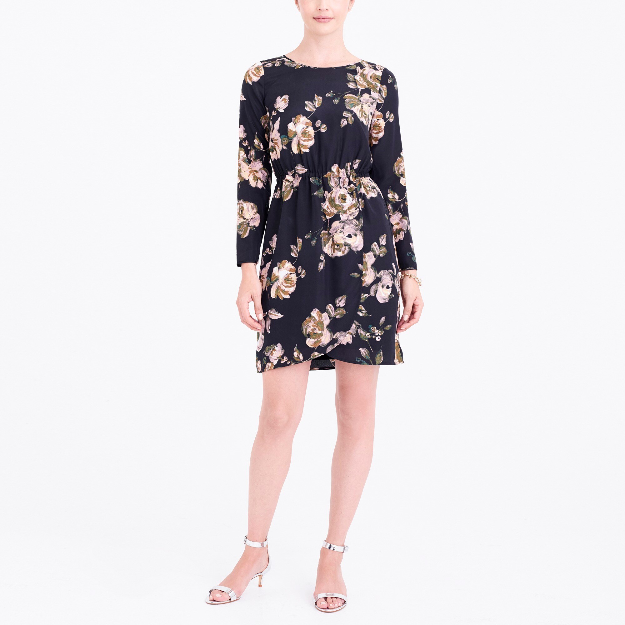 black tulip hem dress