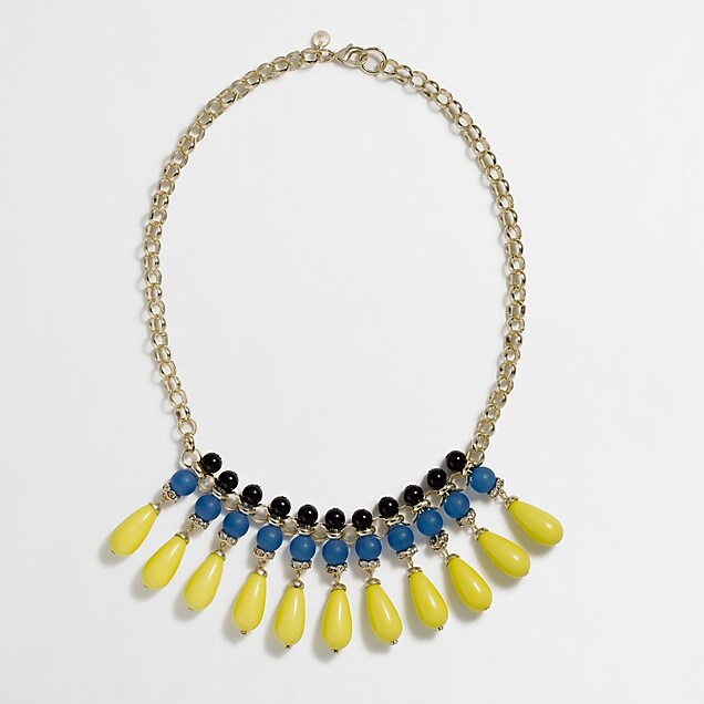 Factory multicolor teardrop necklace : FactoryWomen Necklaces | Factory