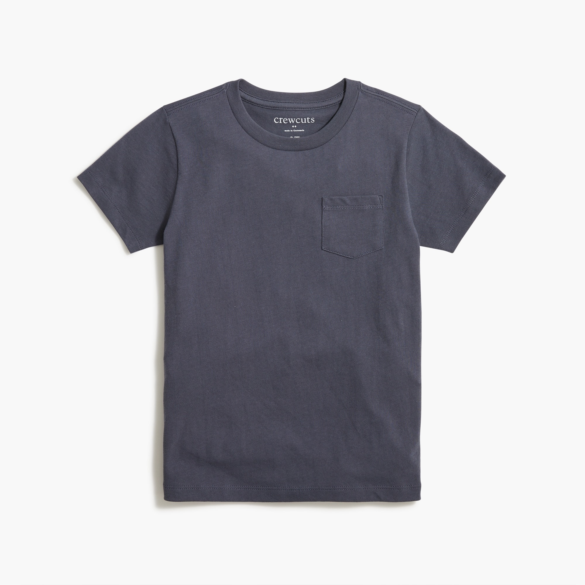 Boys' cotton-blend jersey pocket tee