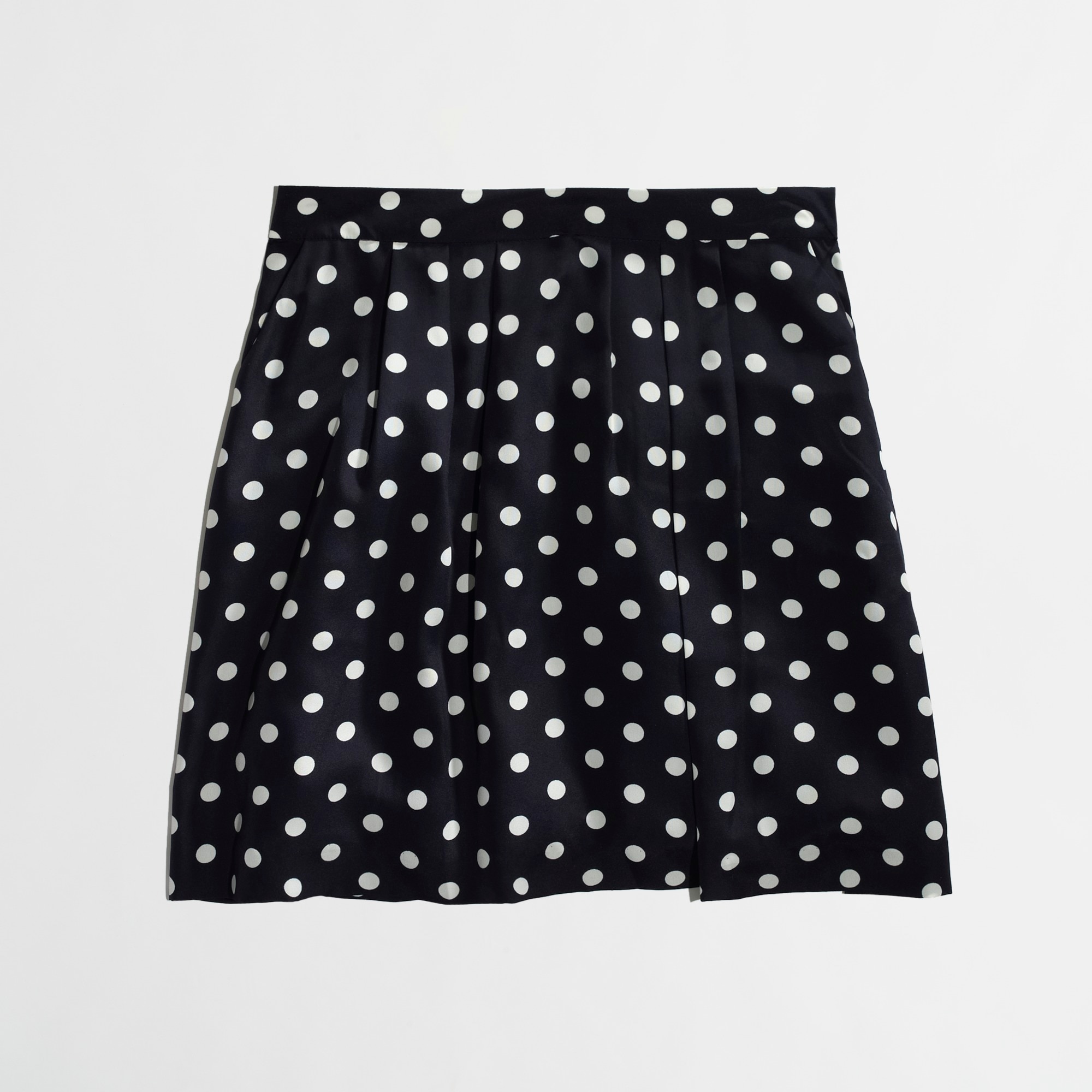 Factory pleated printed skirt : | Factory