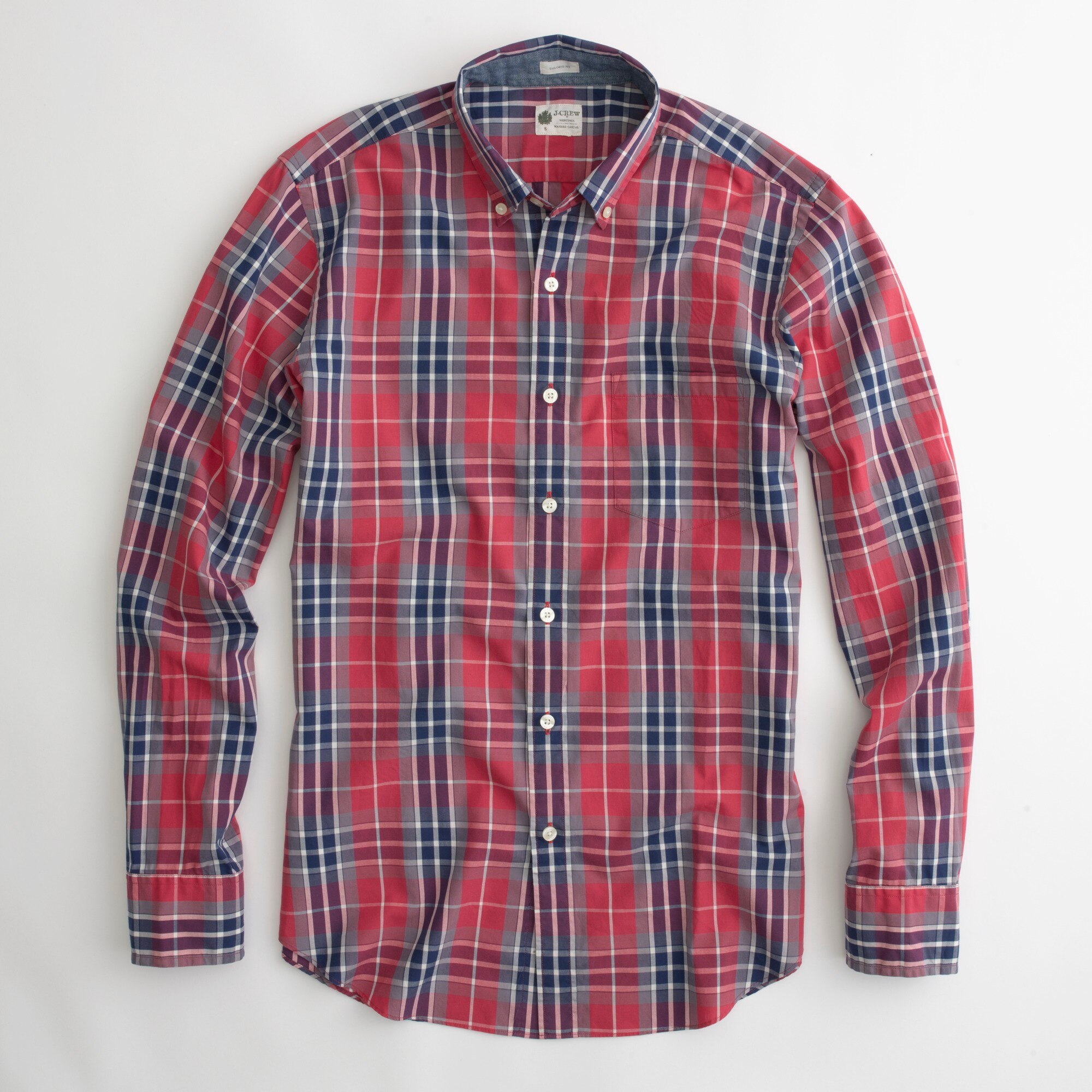 Button-Down Washed Shirt In Chapman Tartan : Men's Woven Shirts | J ...