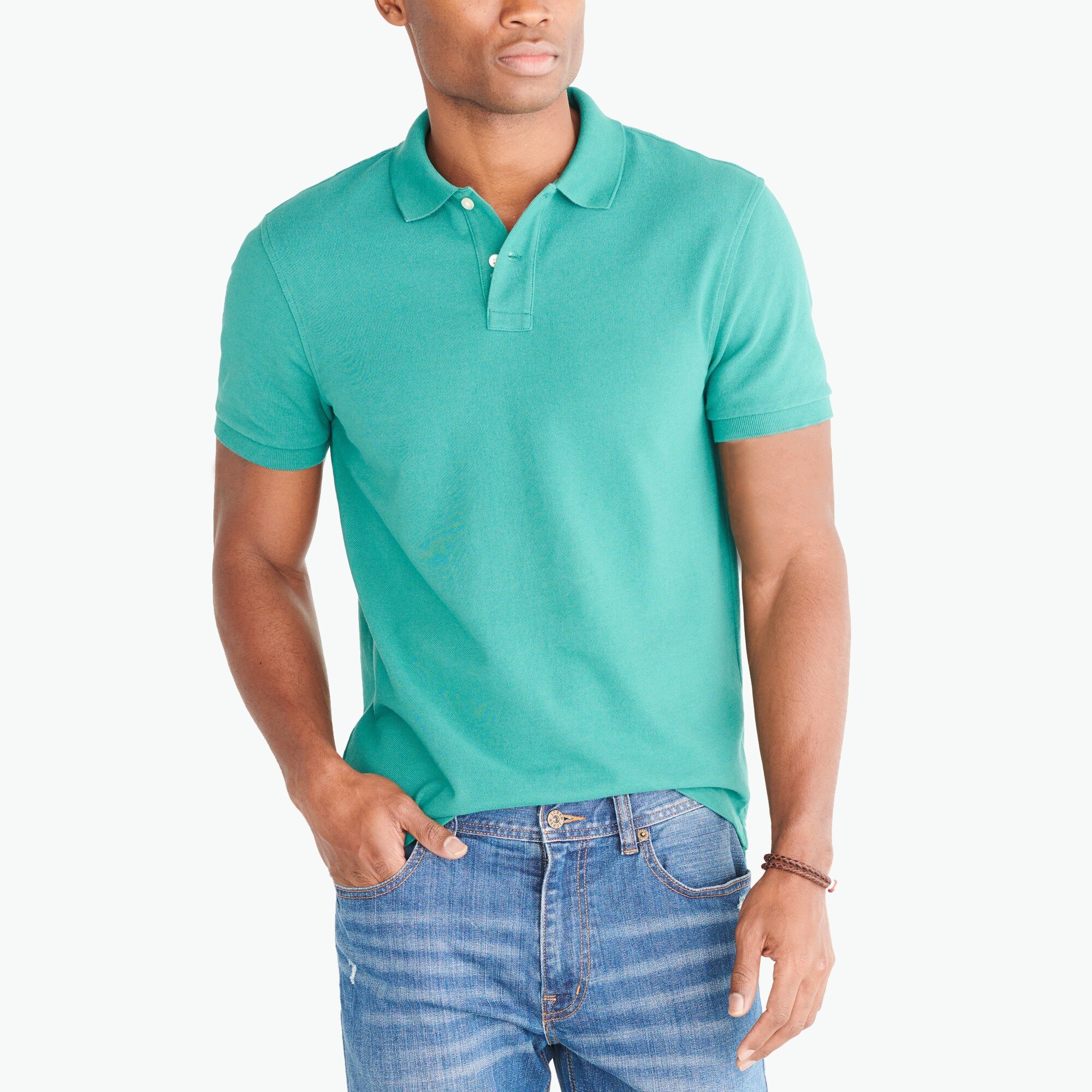 j crew slim fit polo