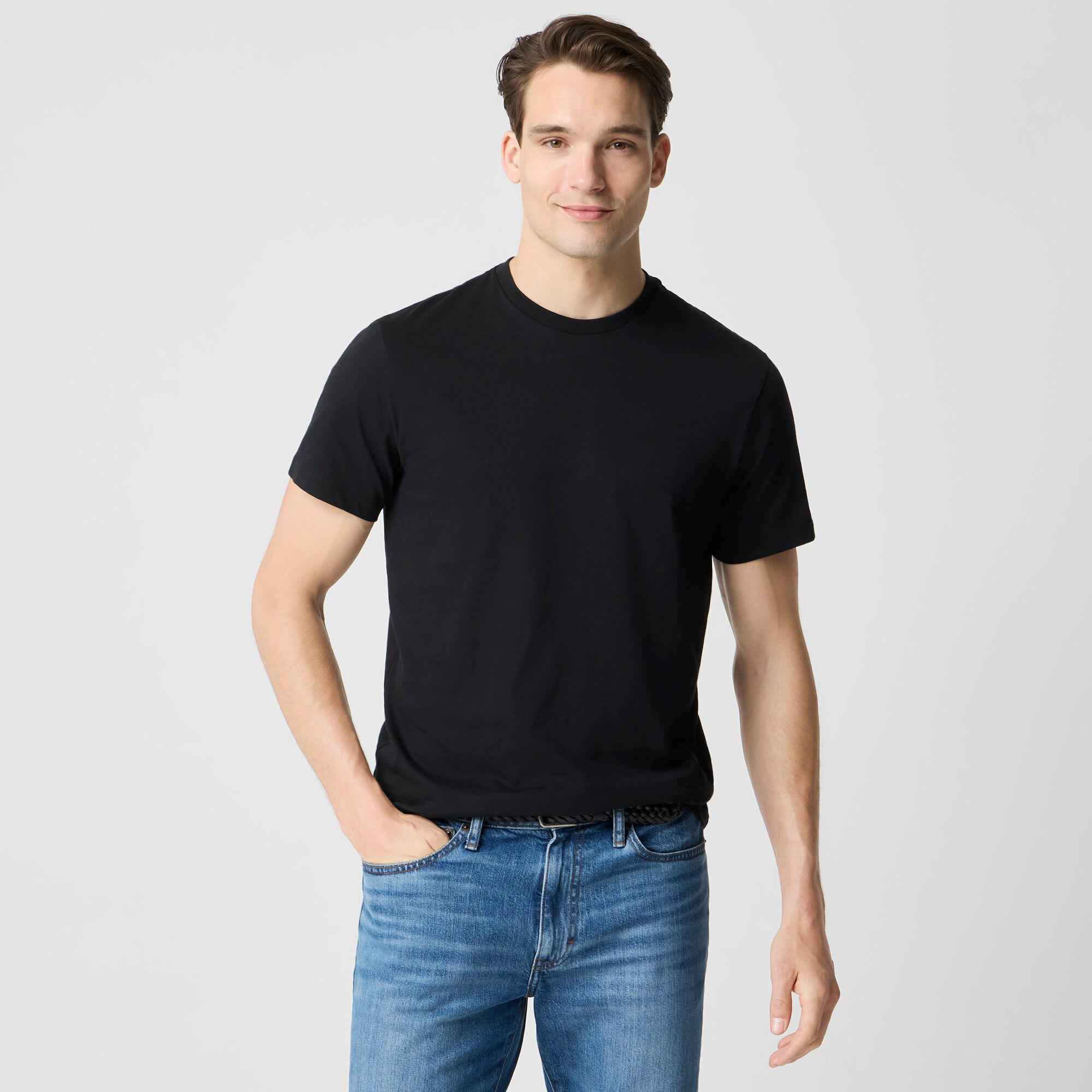 Cotton washed jersey tee