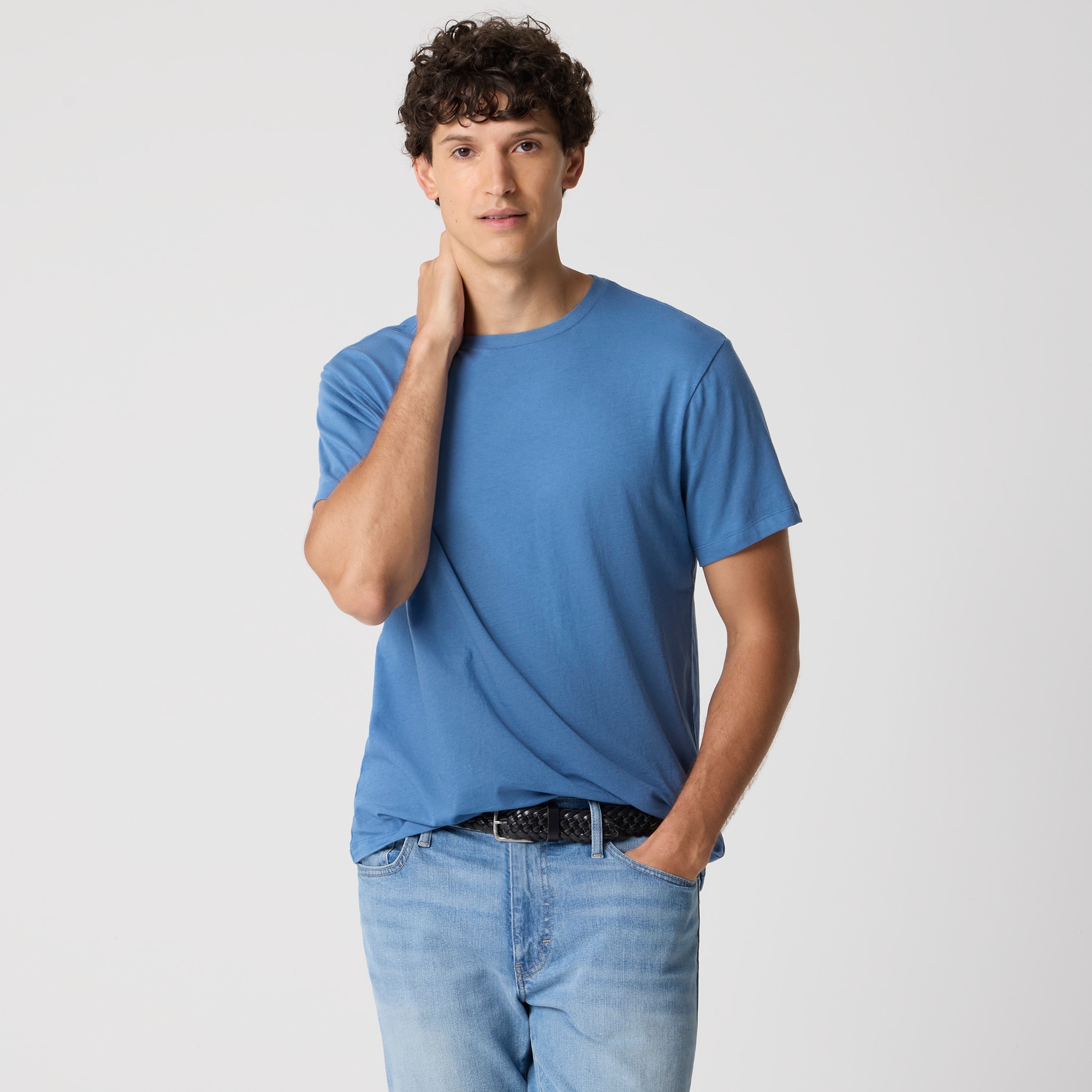 Cotton washed jersey tee