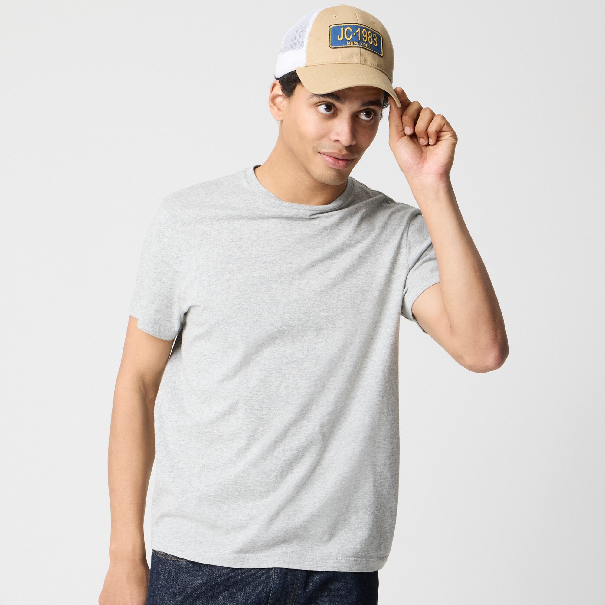 Cotton washed jersey tee
