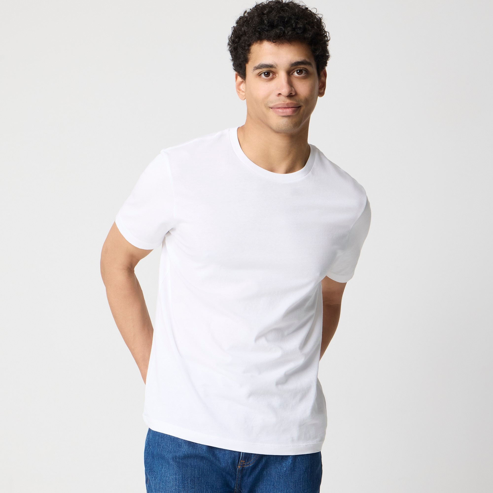 Washed jersey tee