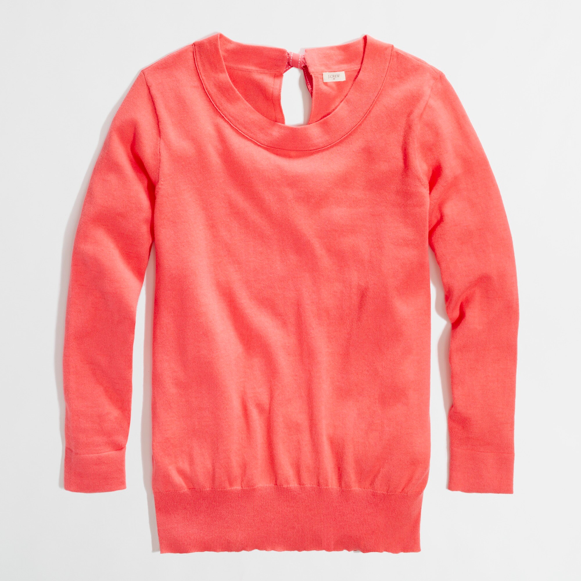 Factory cotton keyhole sweater : FactoryWomen Pullovers | Factory