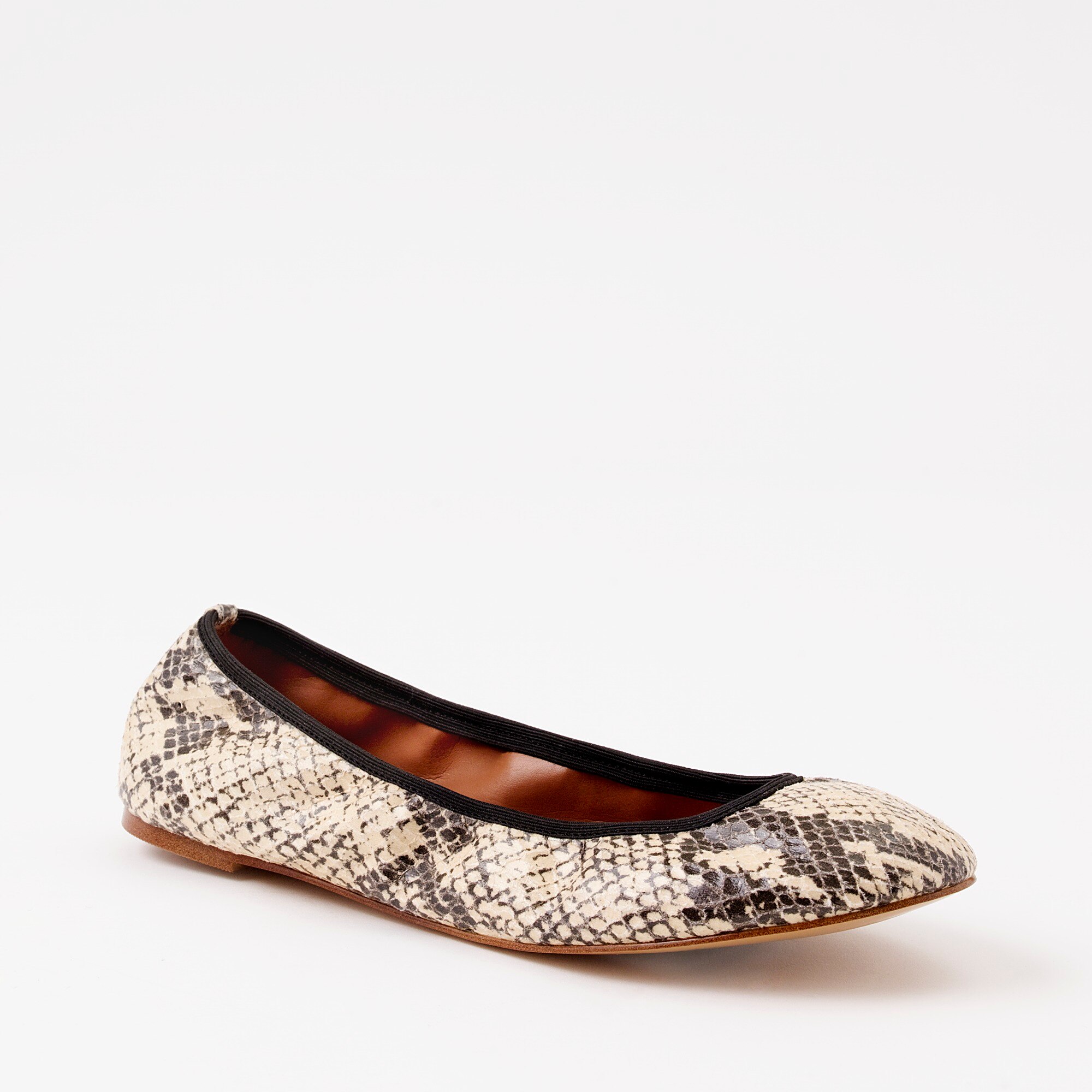 snake ballet flats