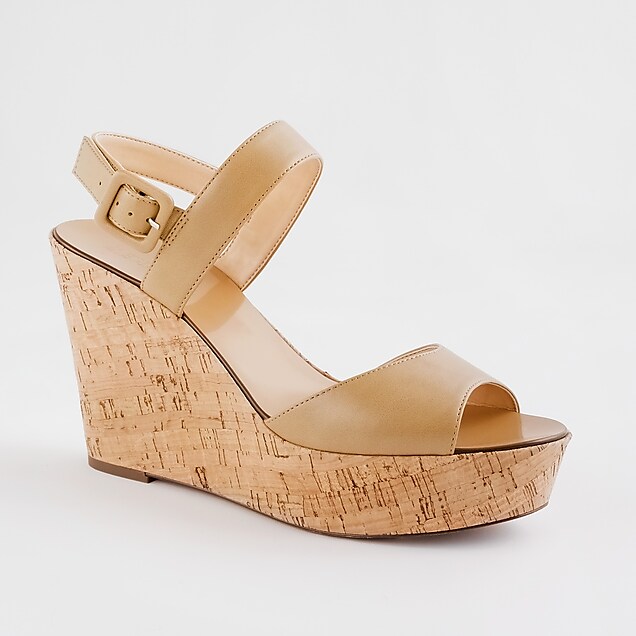 Factory Maryanne leather wedges : FactoryWomen Shoes | Factory