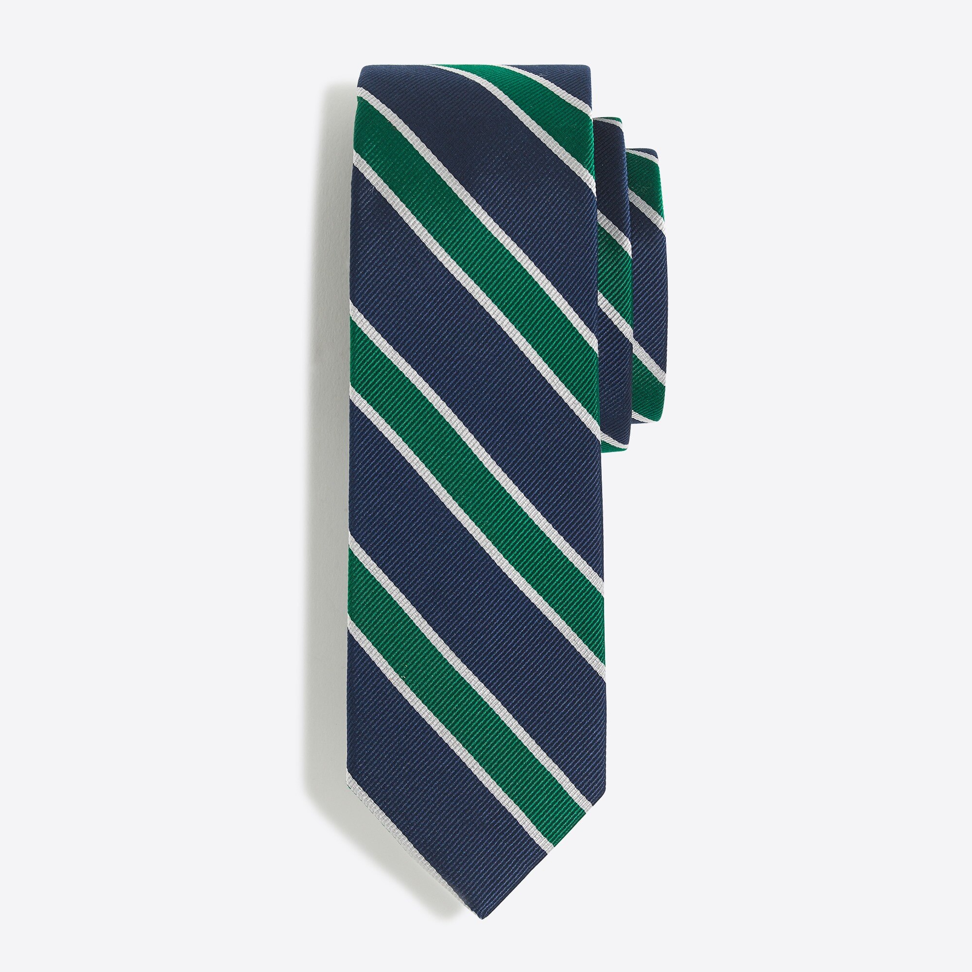 Men's Silk RugbyStriped Tie Men's Ties J.Crew Factory