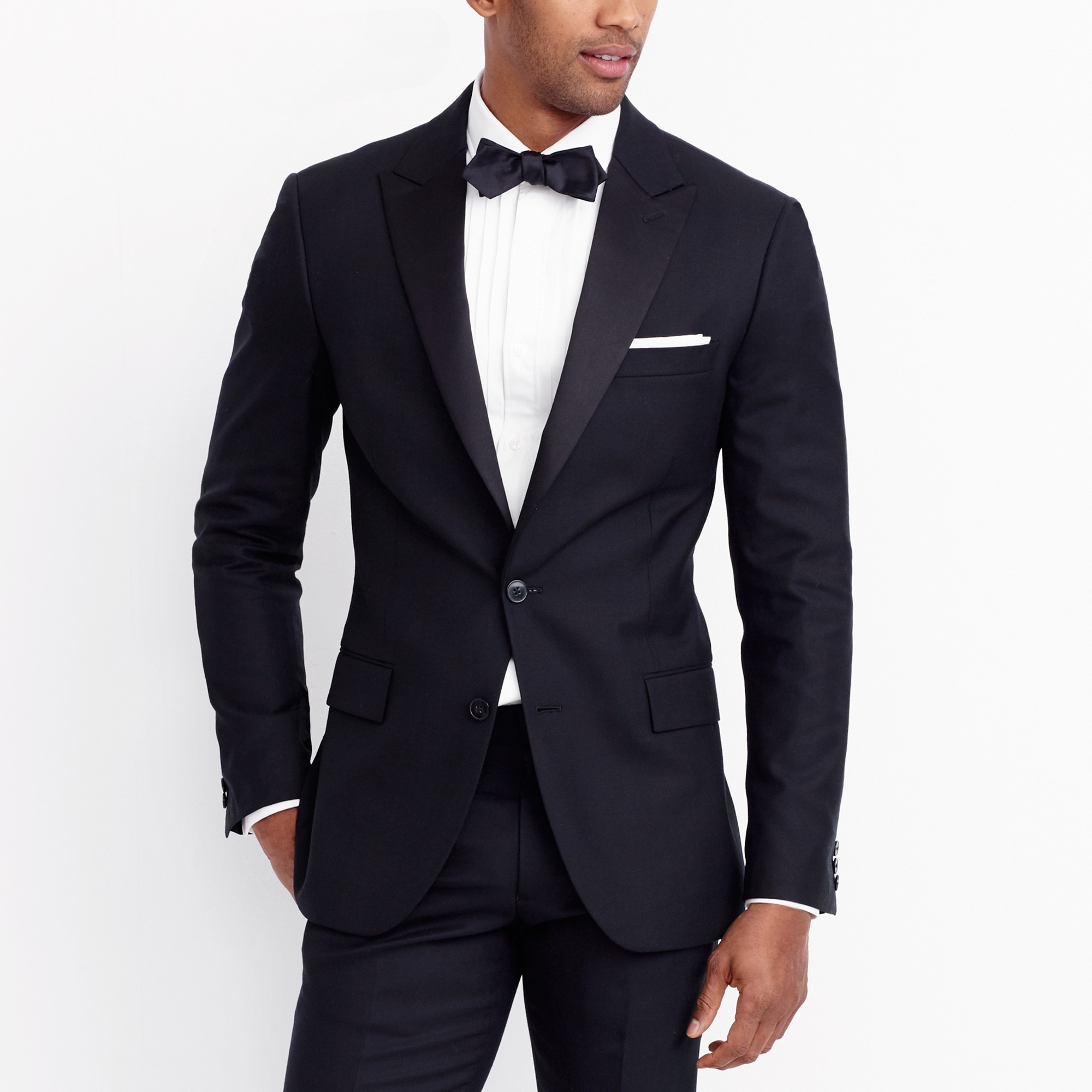 J.Crew Factory Peaklapel tuxedo jacket in wool