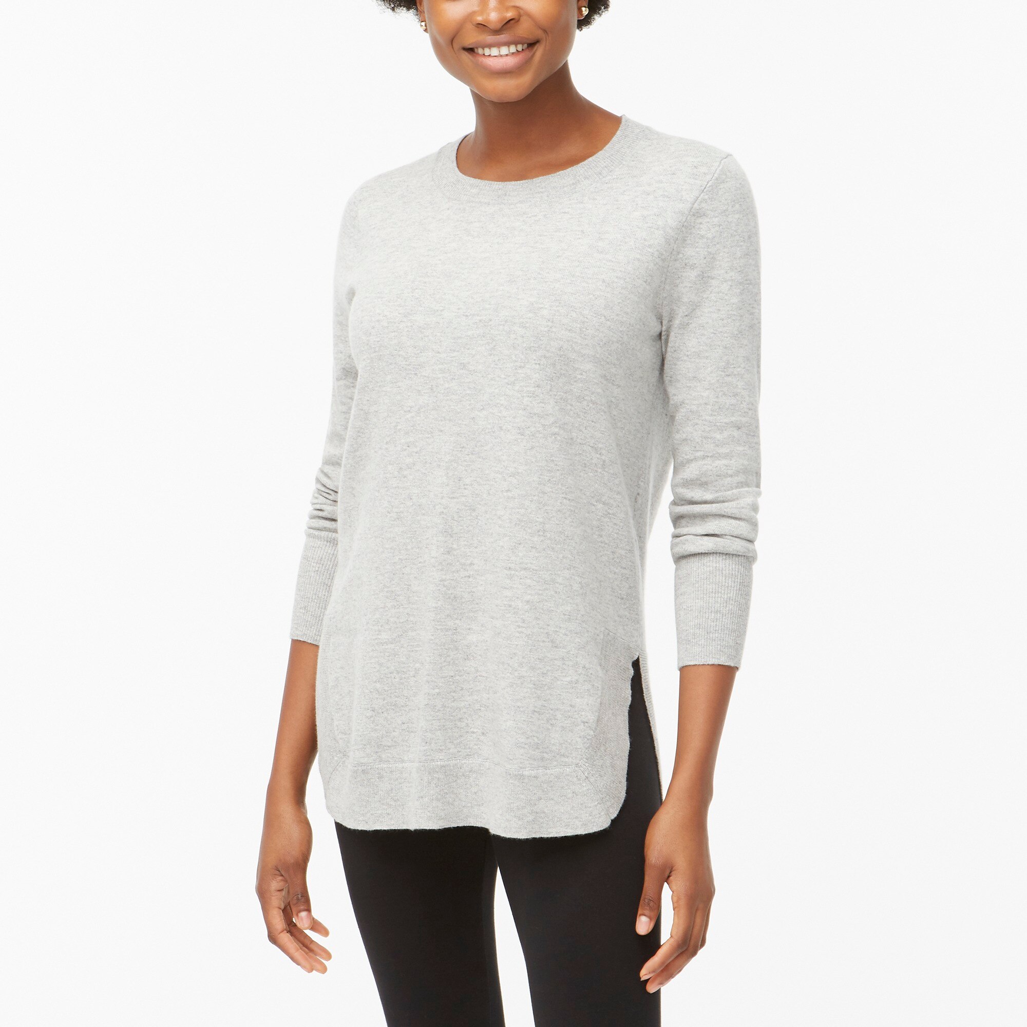 j crew wool blend tunic sweater