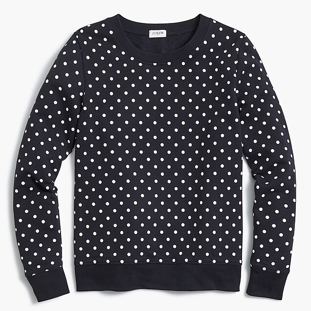 j.crew factory: printed raglan sweatshirt