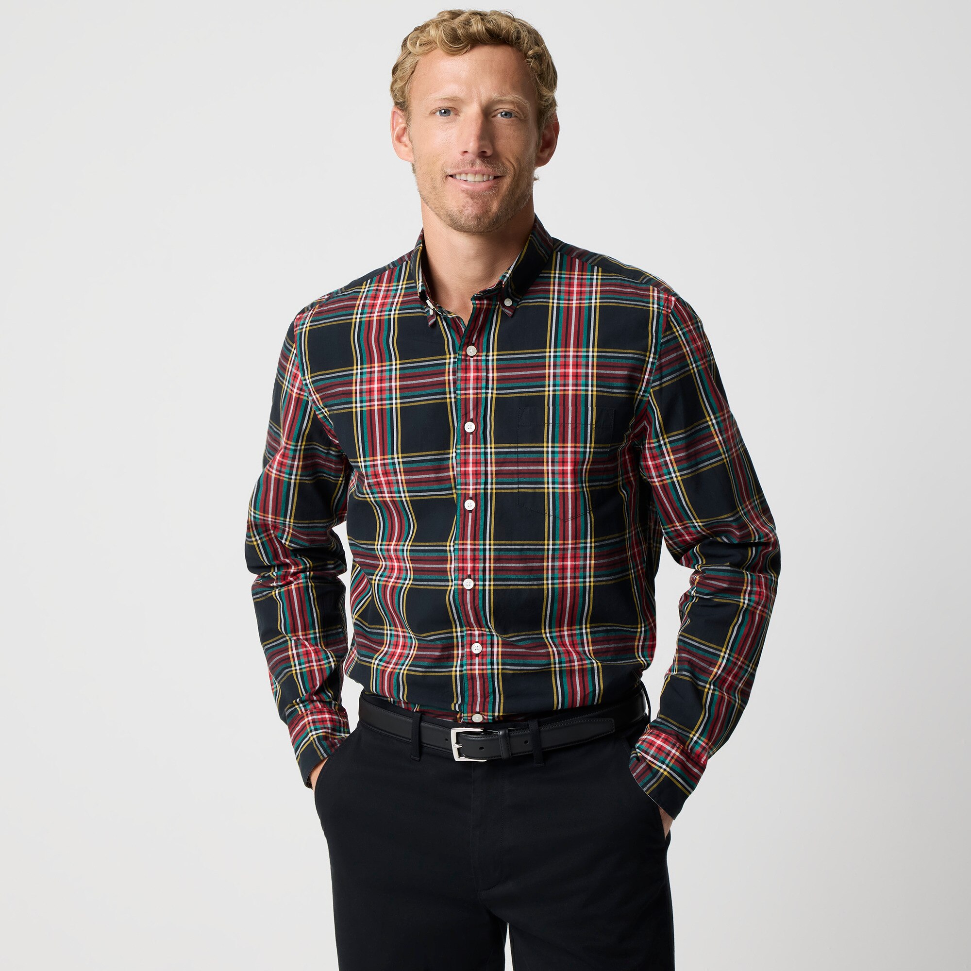 Holiday Tartan Flex Casual Shirt For Men | Factory