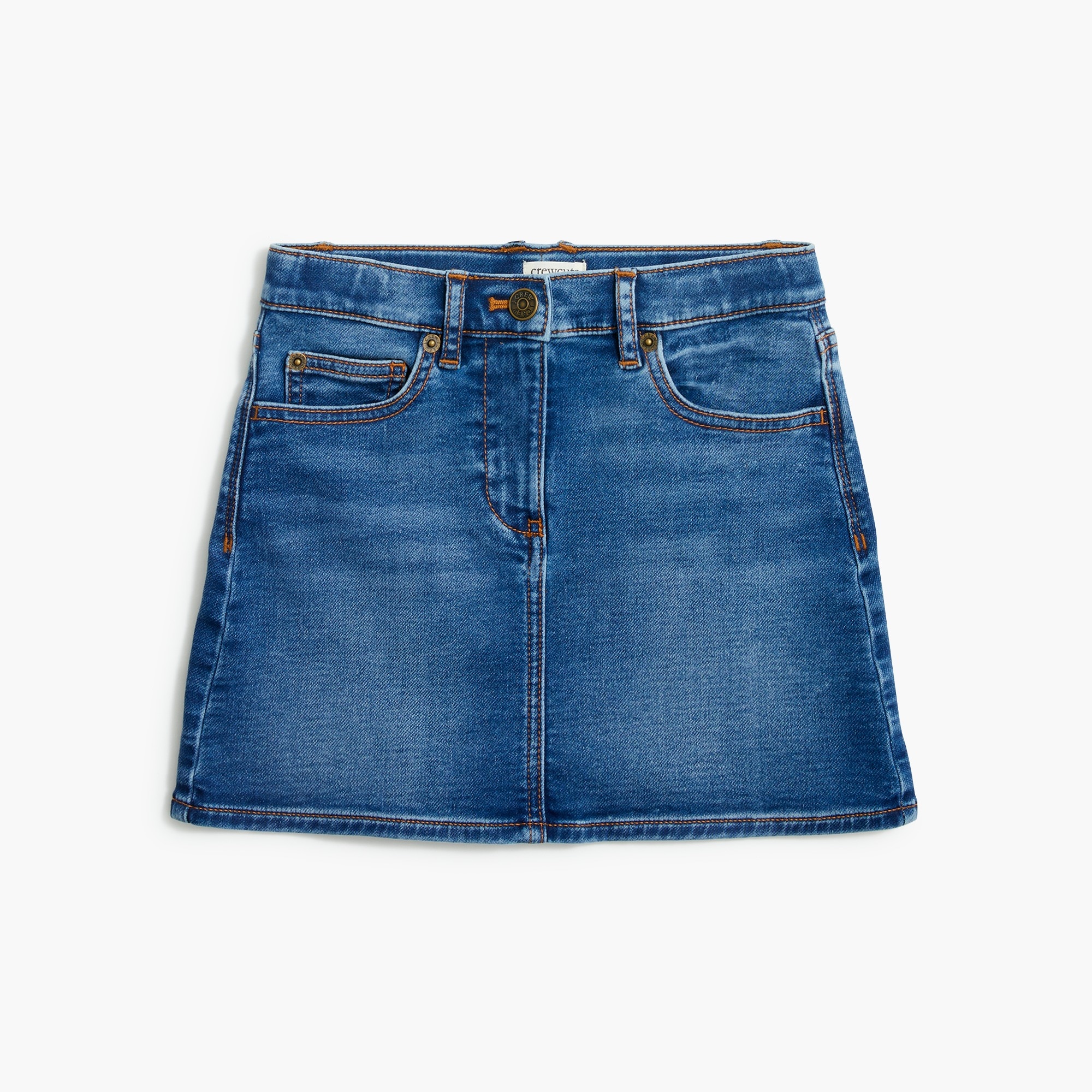 Girls denim skirt 22$