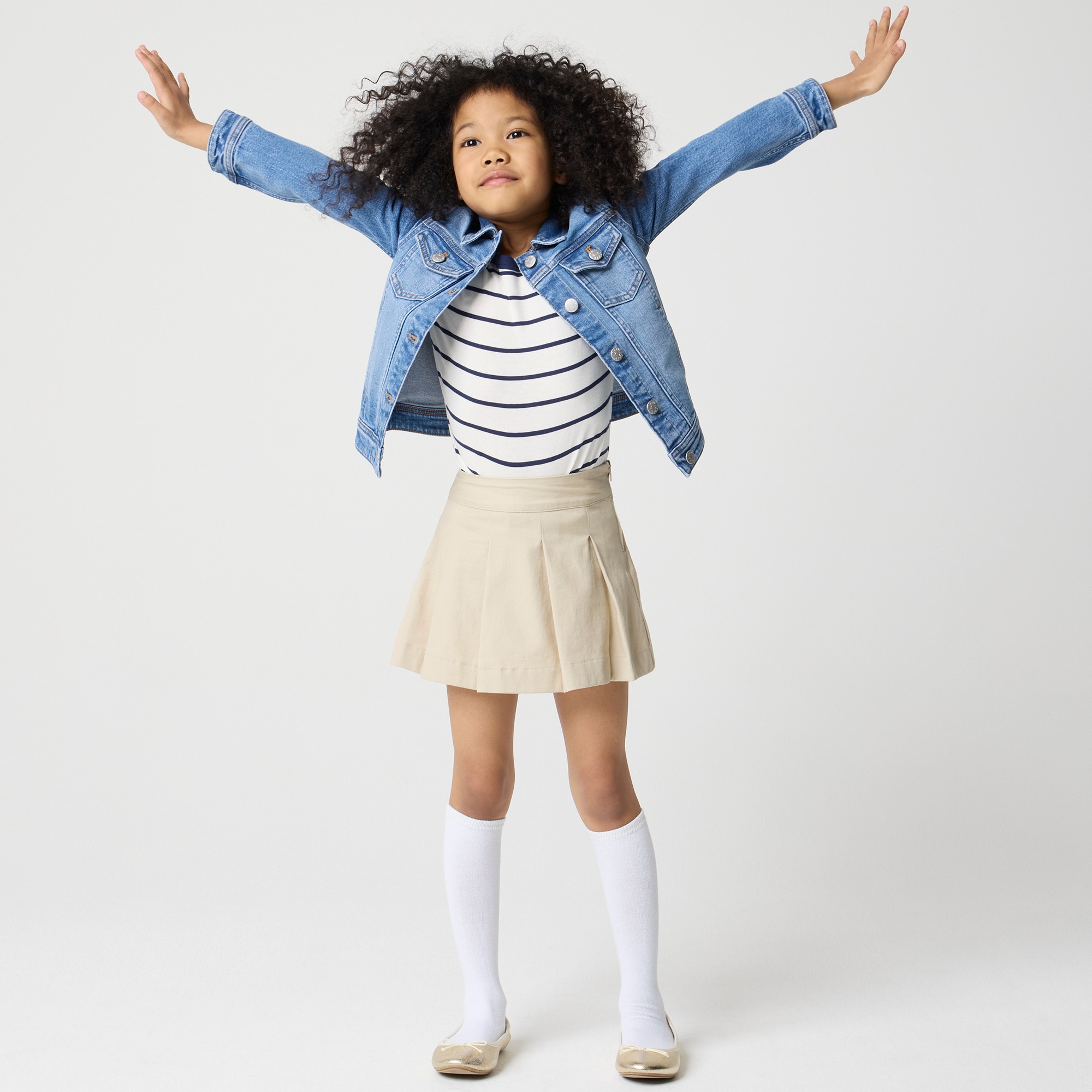 Girls cotton twill skort 24$
