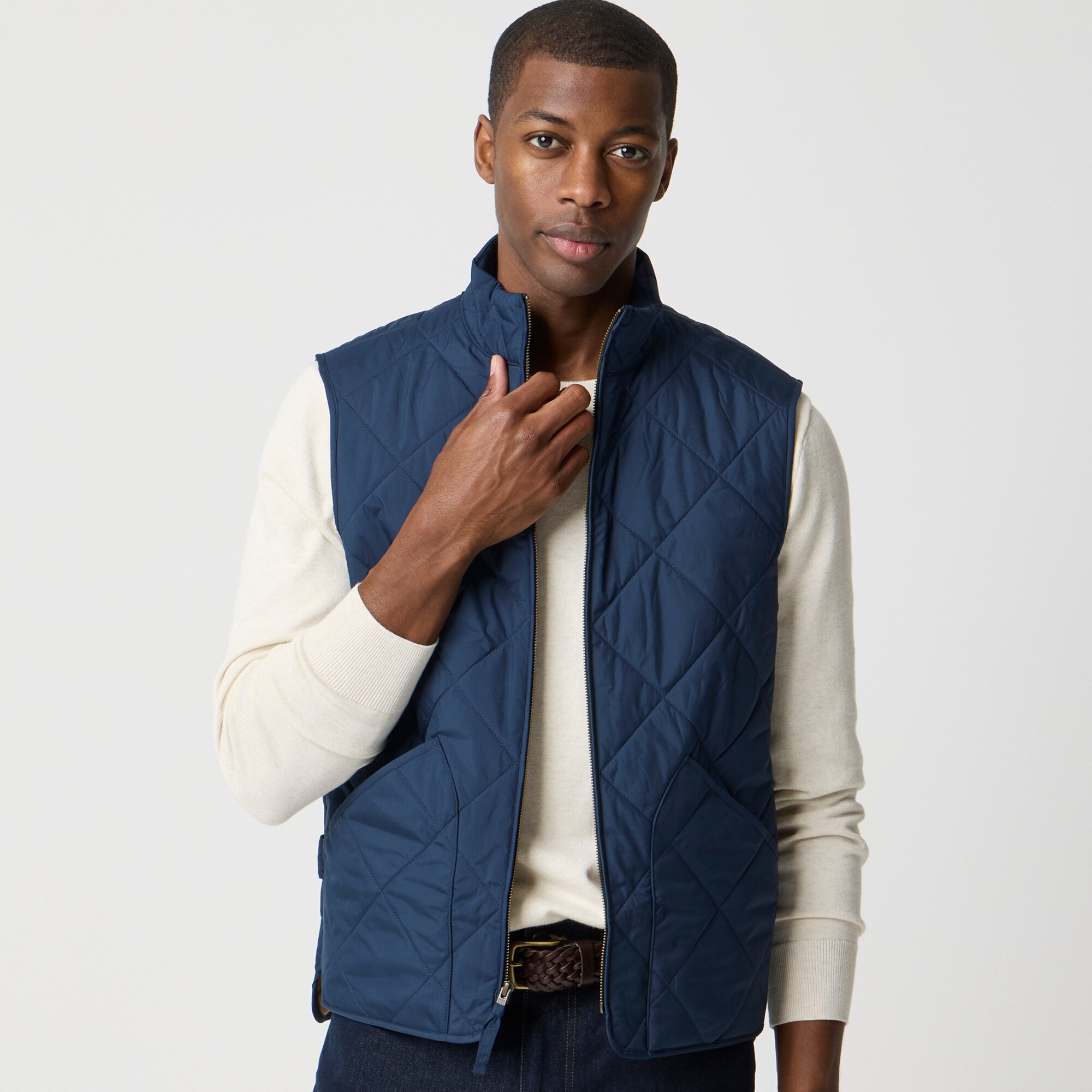 ジャケット・アウター WAKE 3LAYER Nylon Vest WK NAVY L Walker Vest For Men | Factory