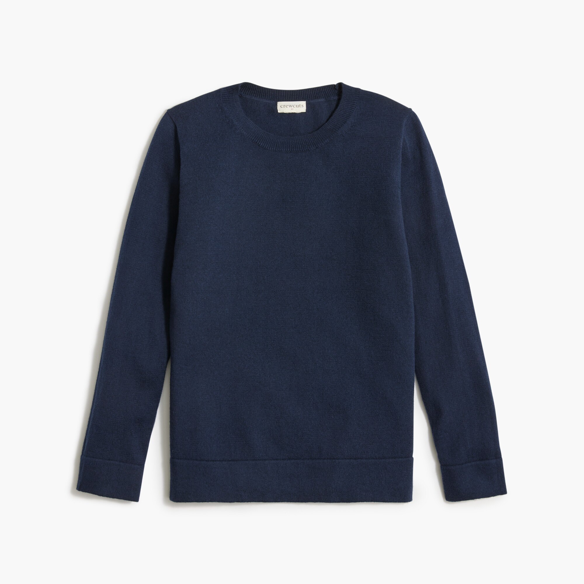 Girls' lightweight cotton Teddie sweater