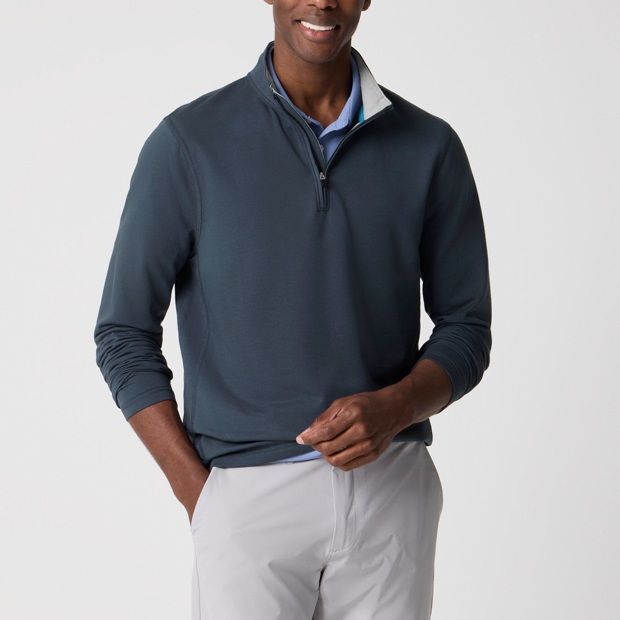 Performance half-zip