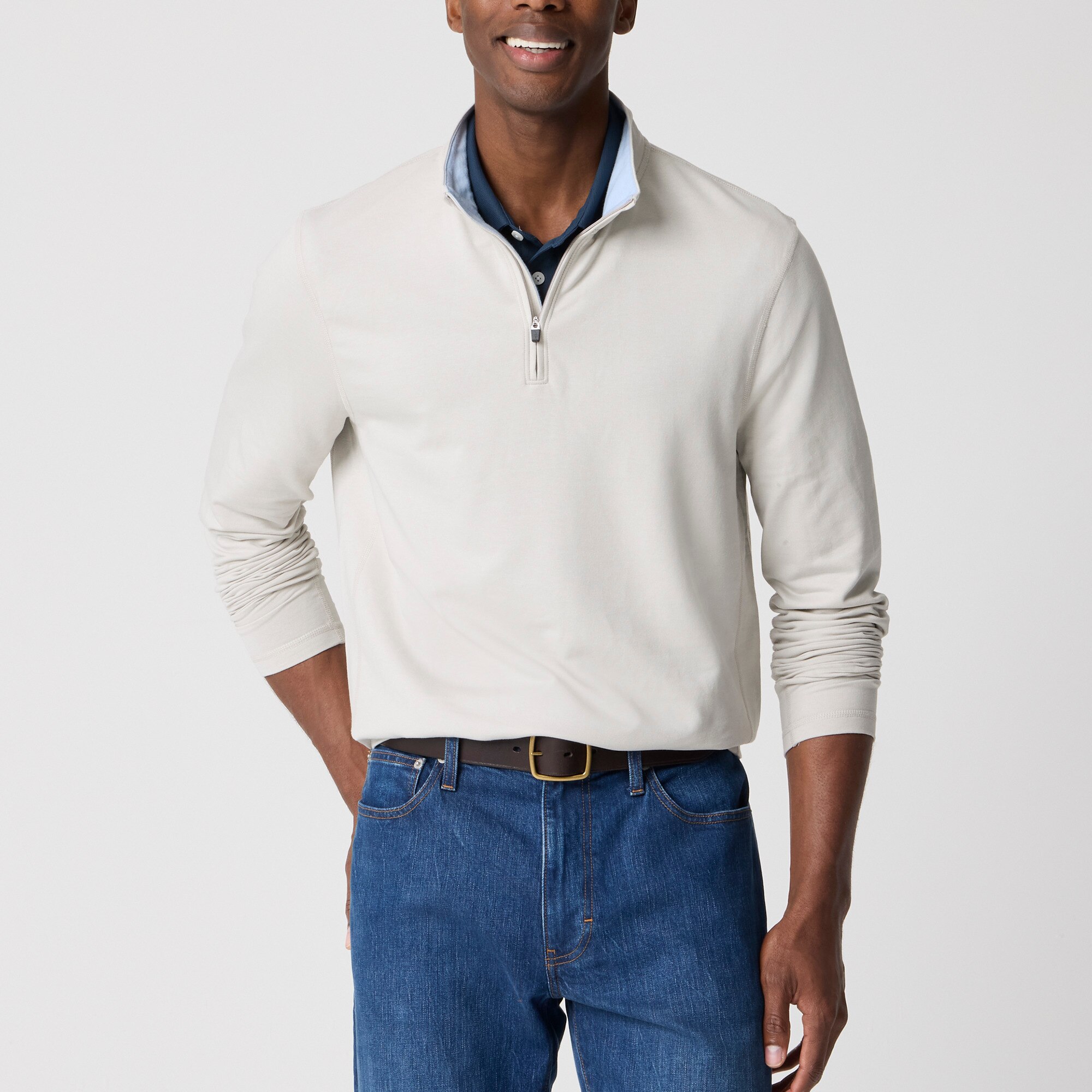 Performance half-zip
