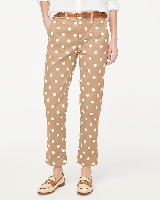 Factory: Printed High-rise Girlfriend Chino Pant For Women Factory: Printed High-rise Girlfriend Chino Pant For Women