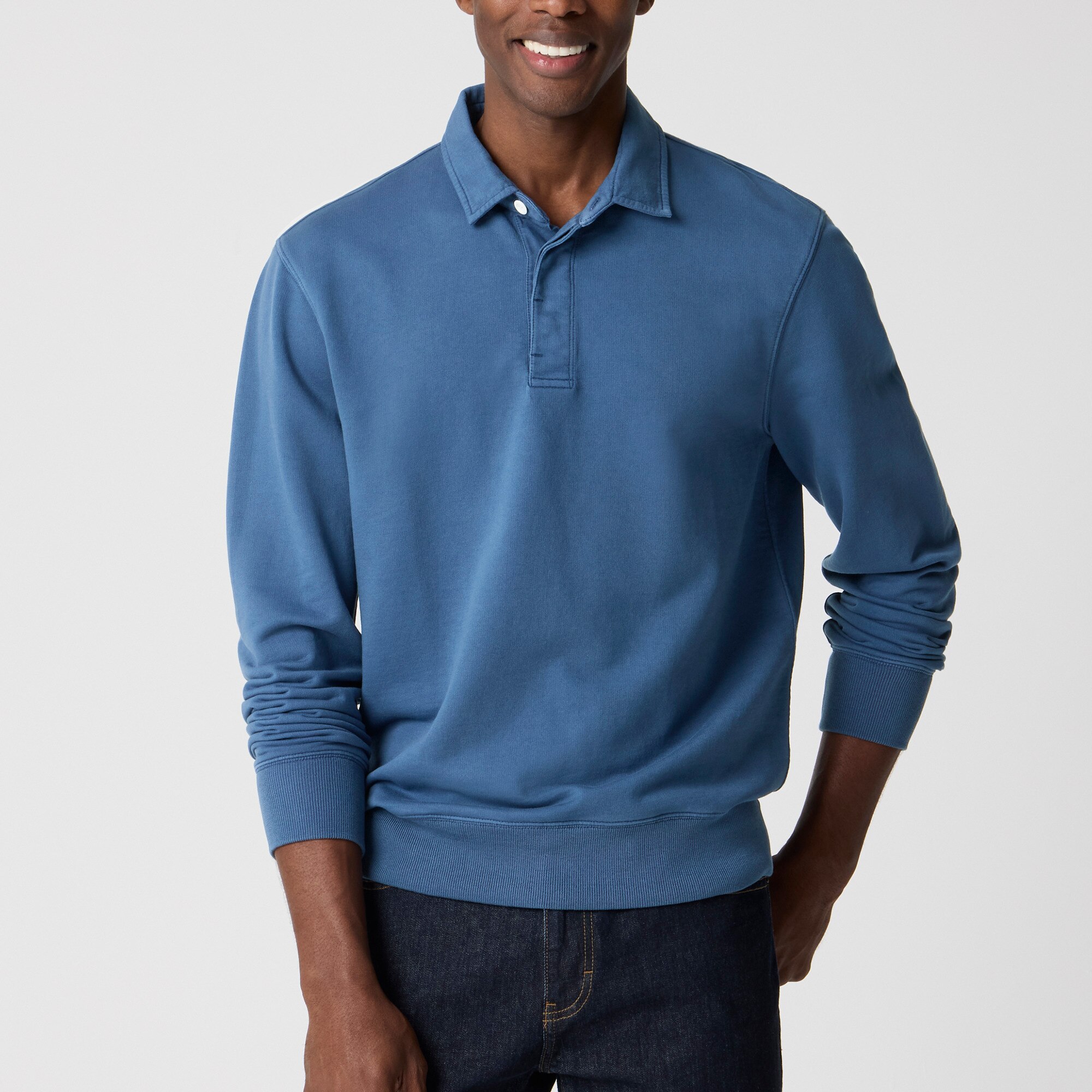 Rugby pullover sweatshirt