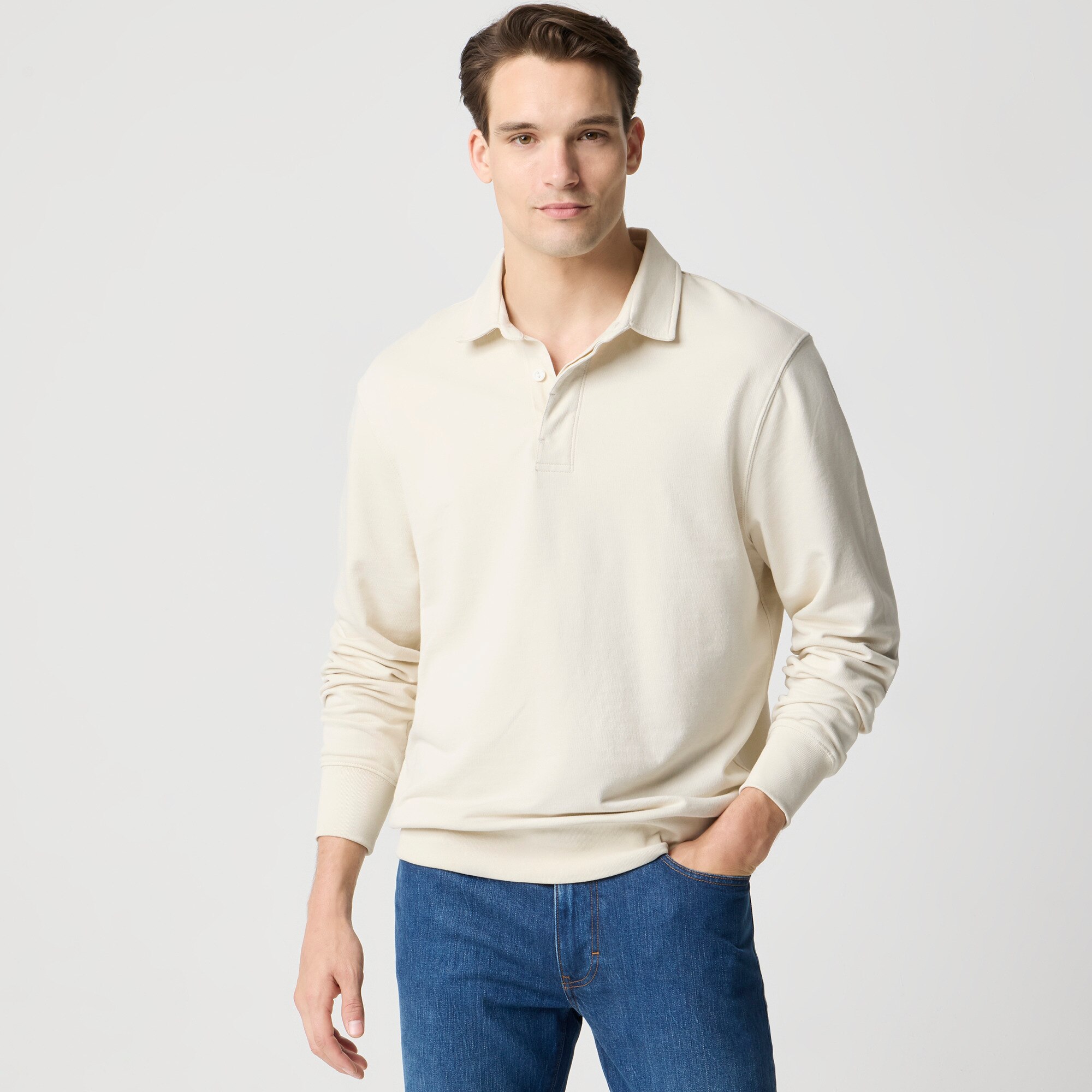 Rugby pullover sweatshirt