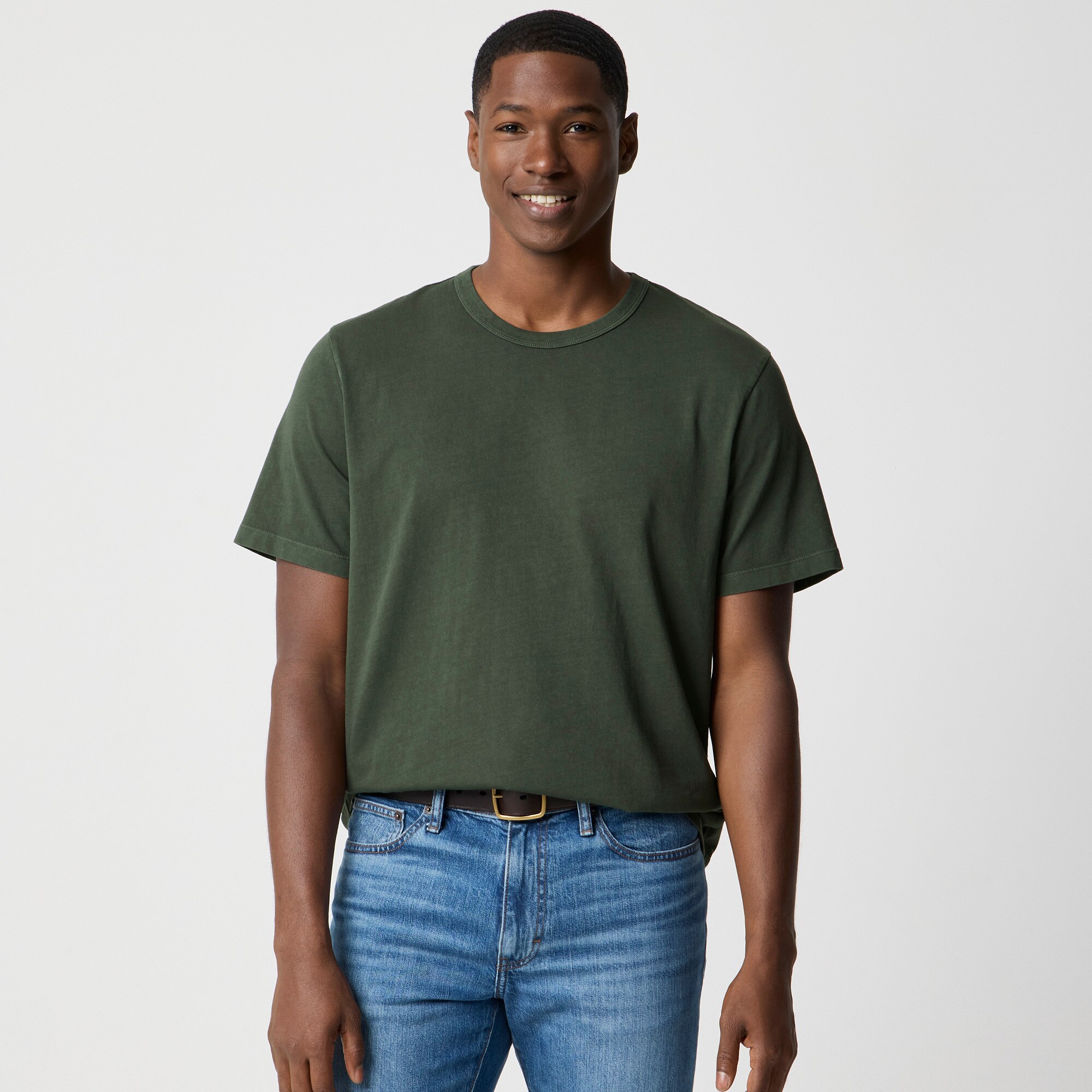 Garment-dyed tee