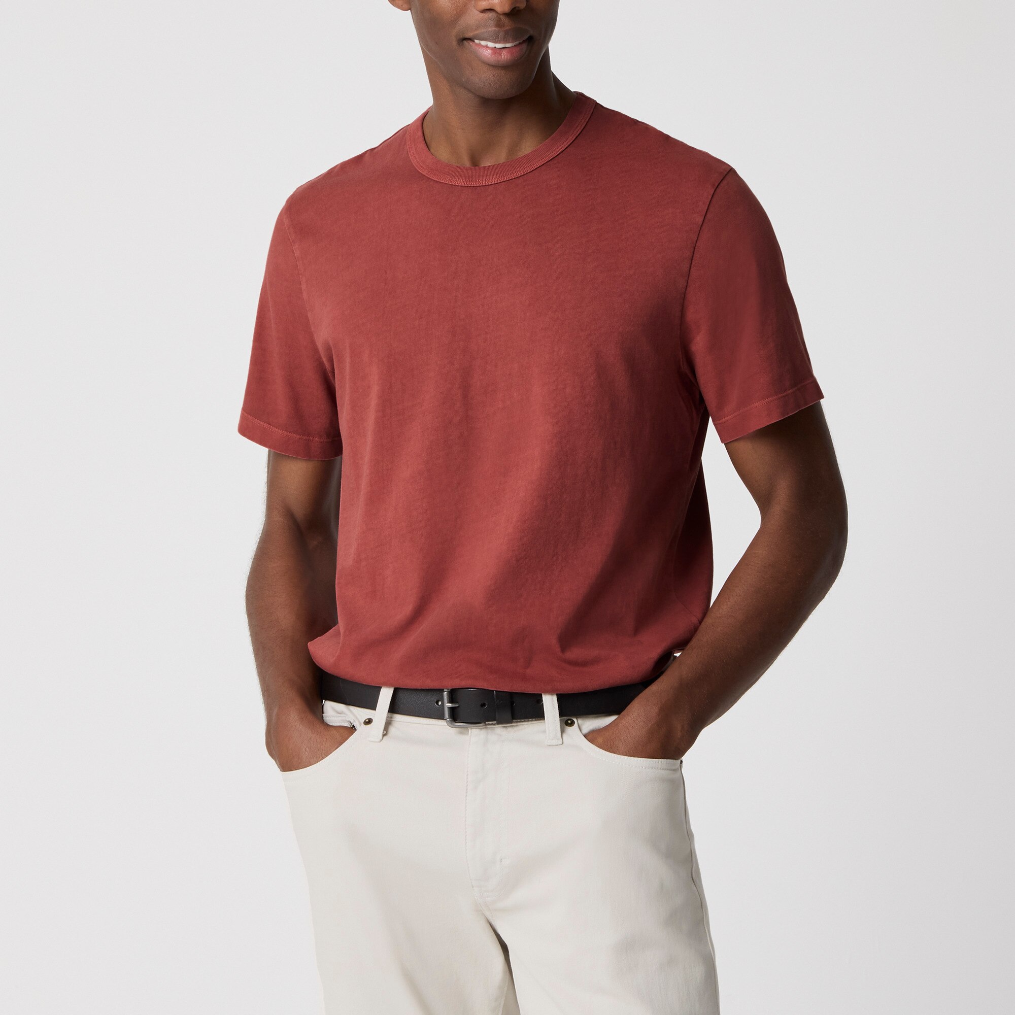 Garment-dyed tee