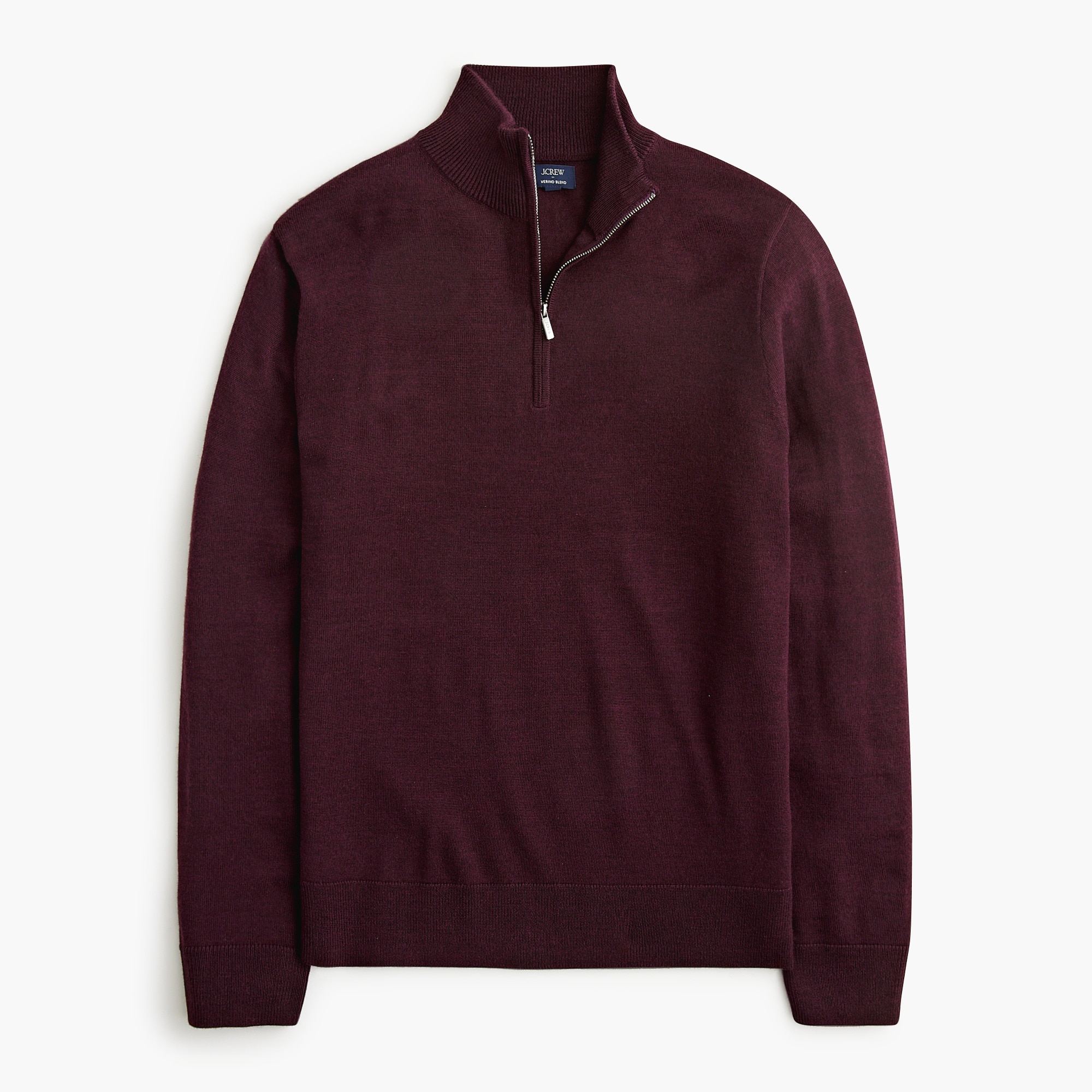 Merino wool-blend half-zip