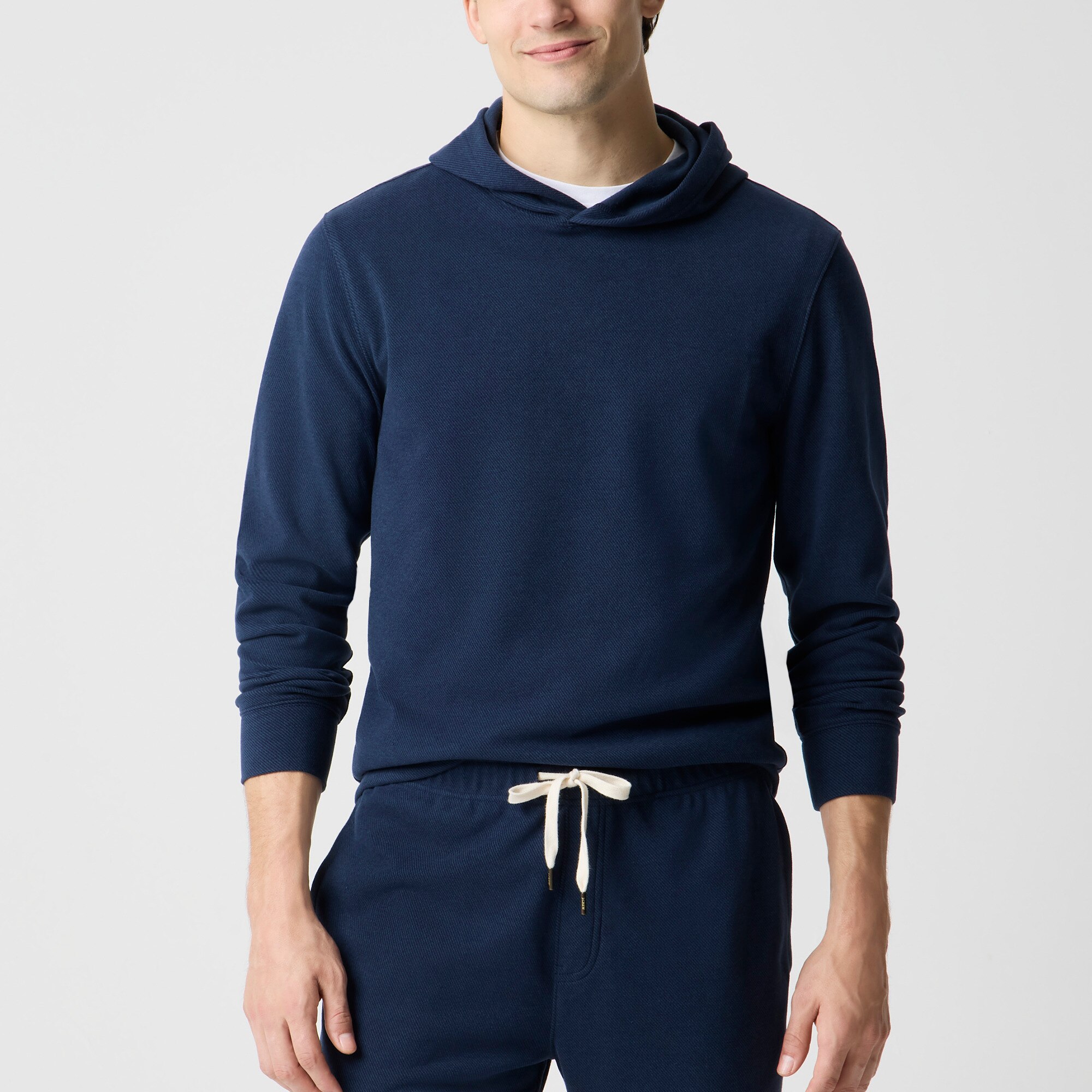 Double-knit hoodie