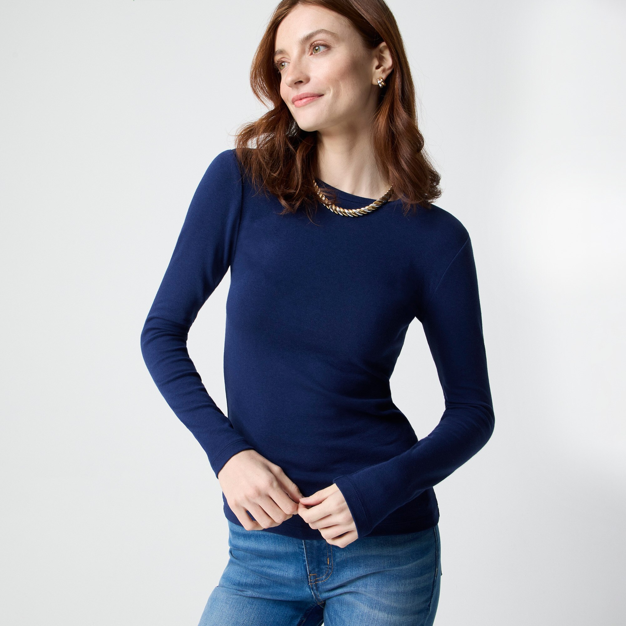 Long-sleeve everyday tee