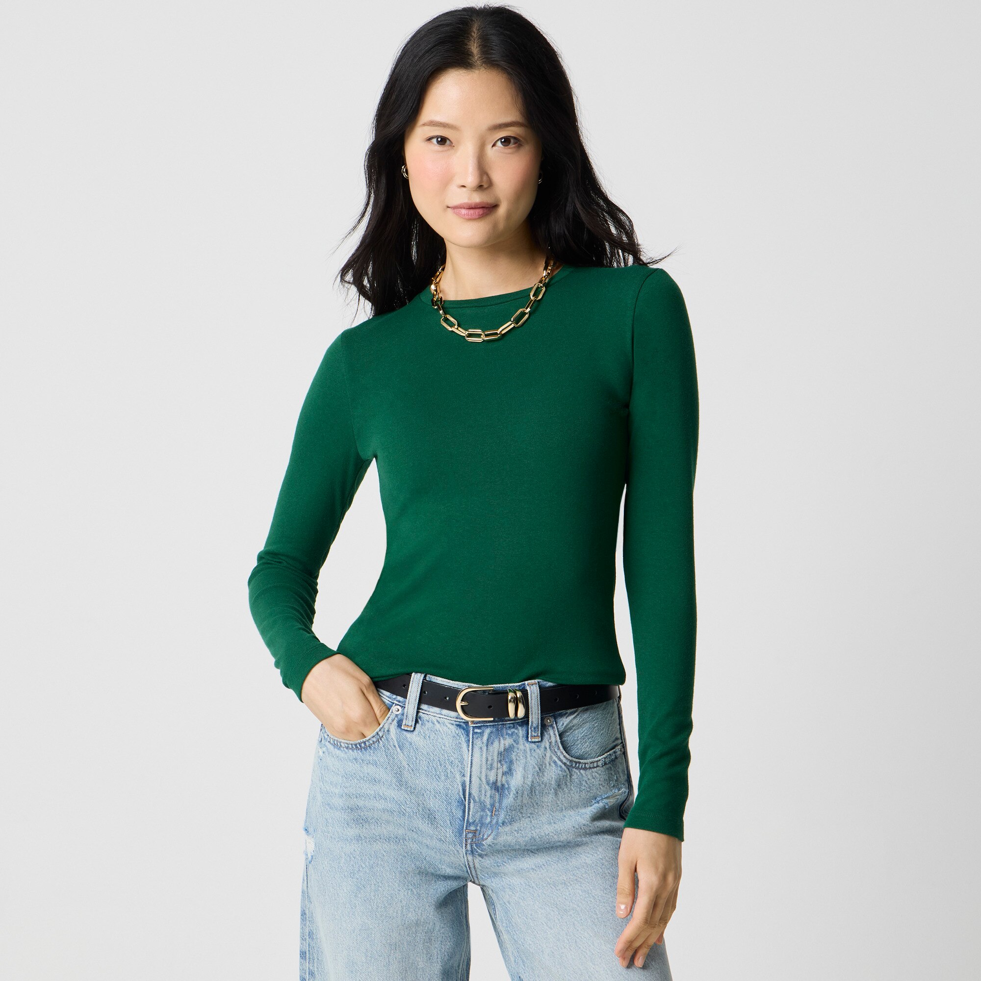 Long-sleeve everyday tee