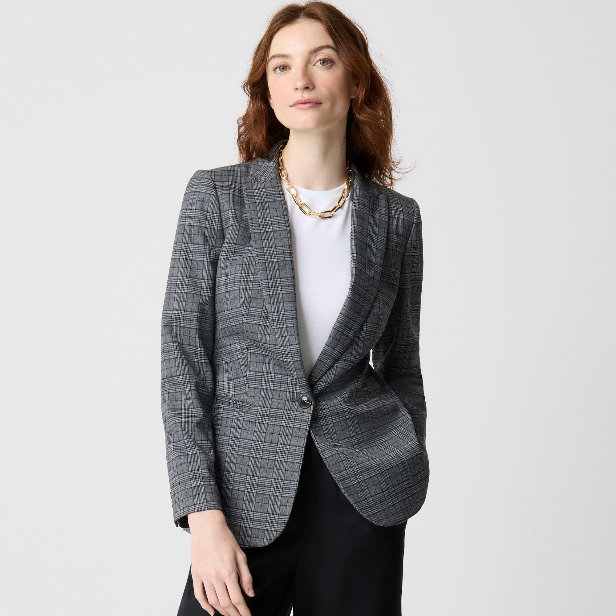 One-button blazer