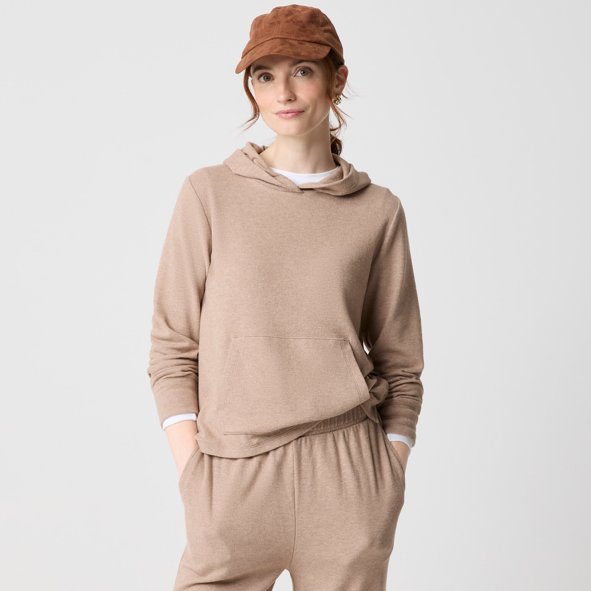 未使用品【BRIEFING】WOOL HIGH NECH KNIT HOODIE Knit Hoodie In Cloudspun Yarn For Women | Factory