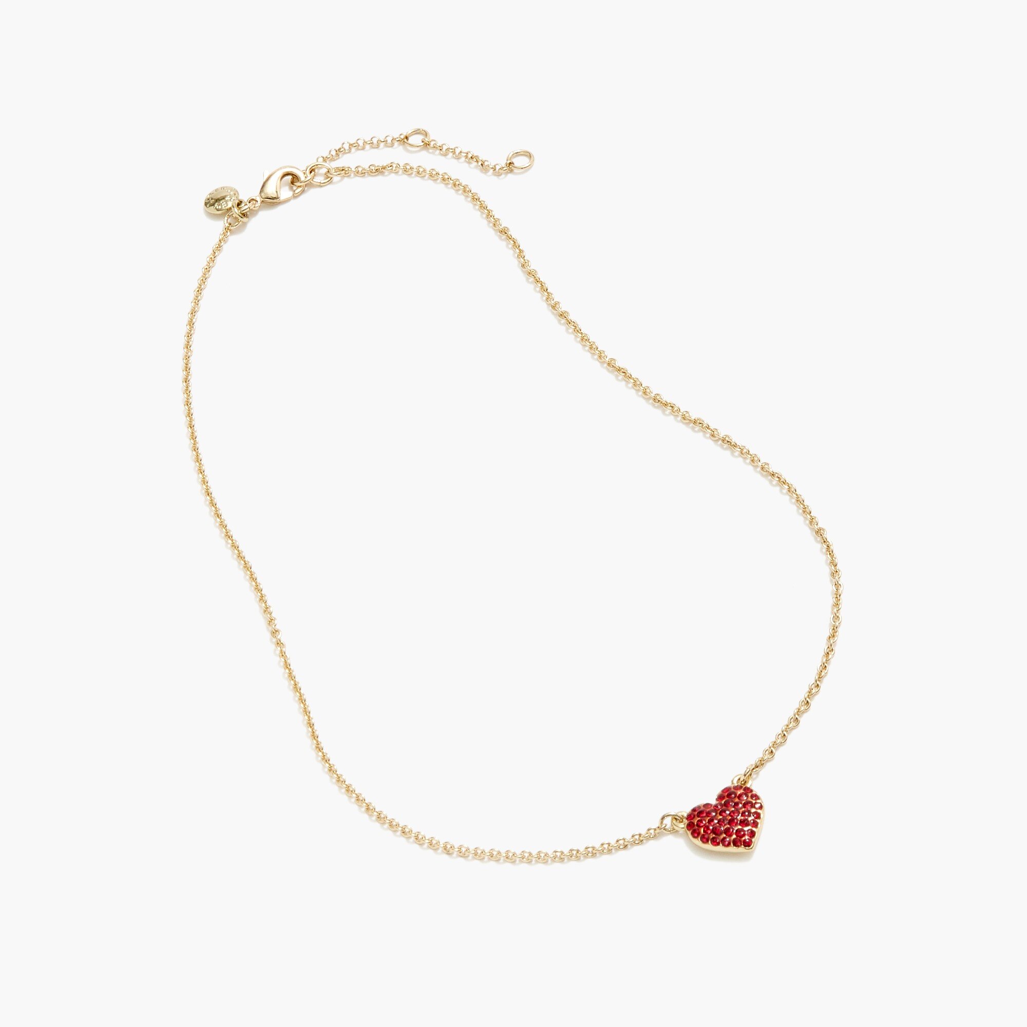Pav heart necklace 32$