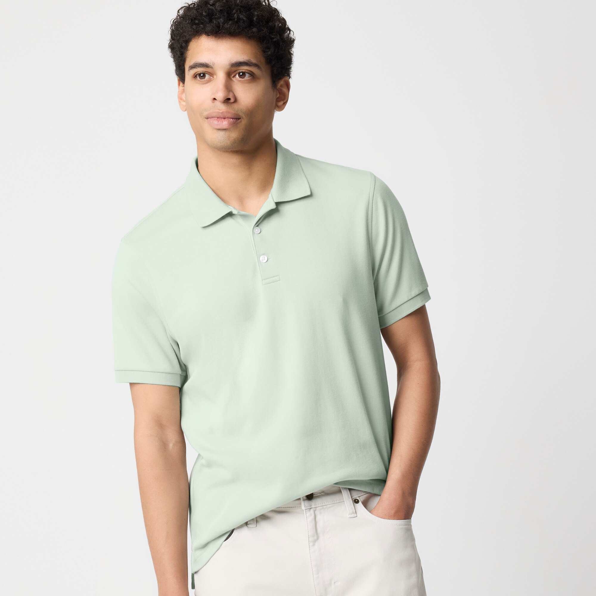 Soft-touch polo shirt