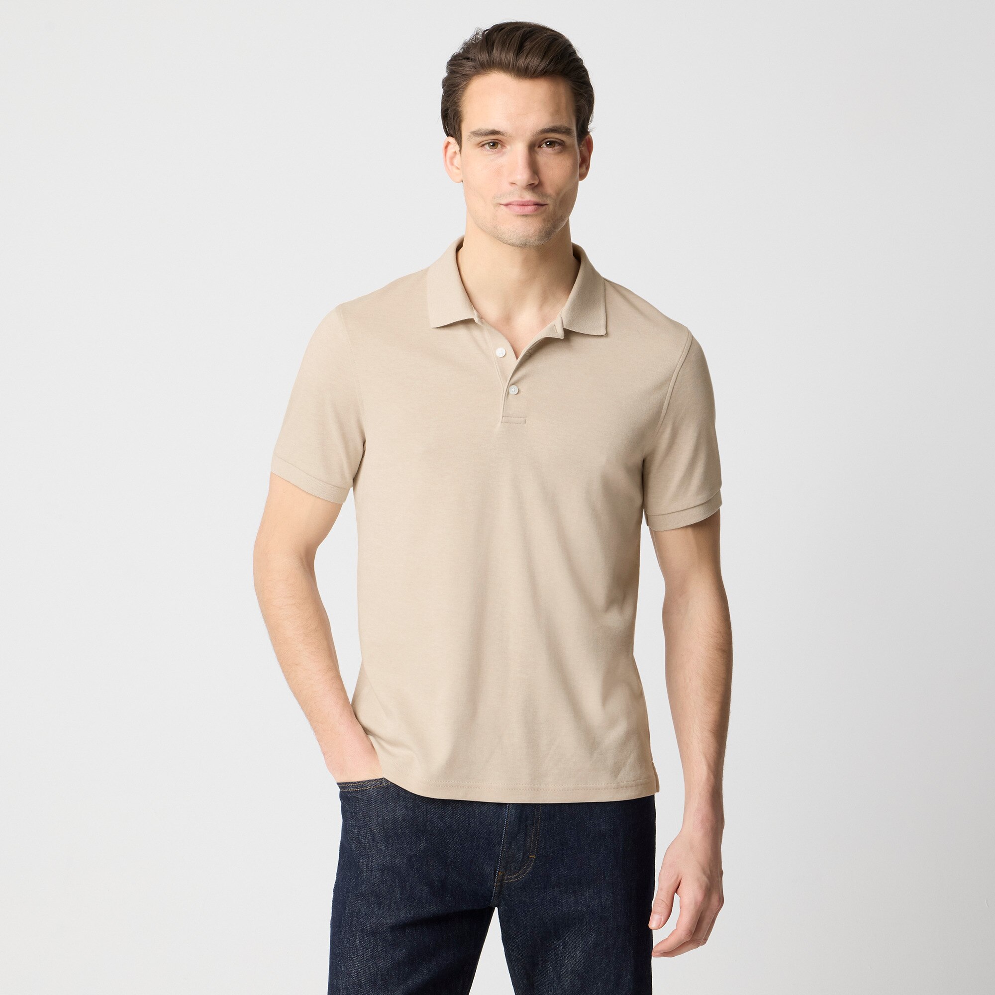 Soft-touch polo shirt