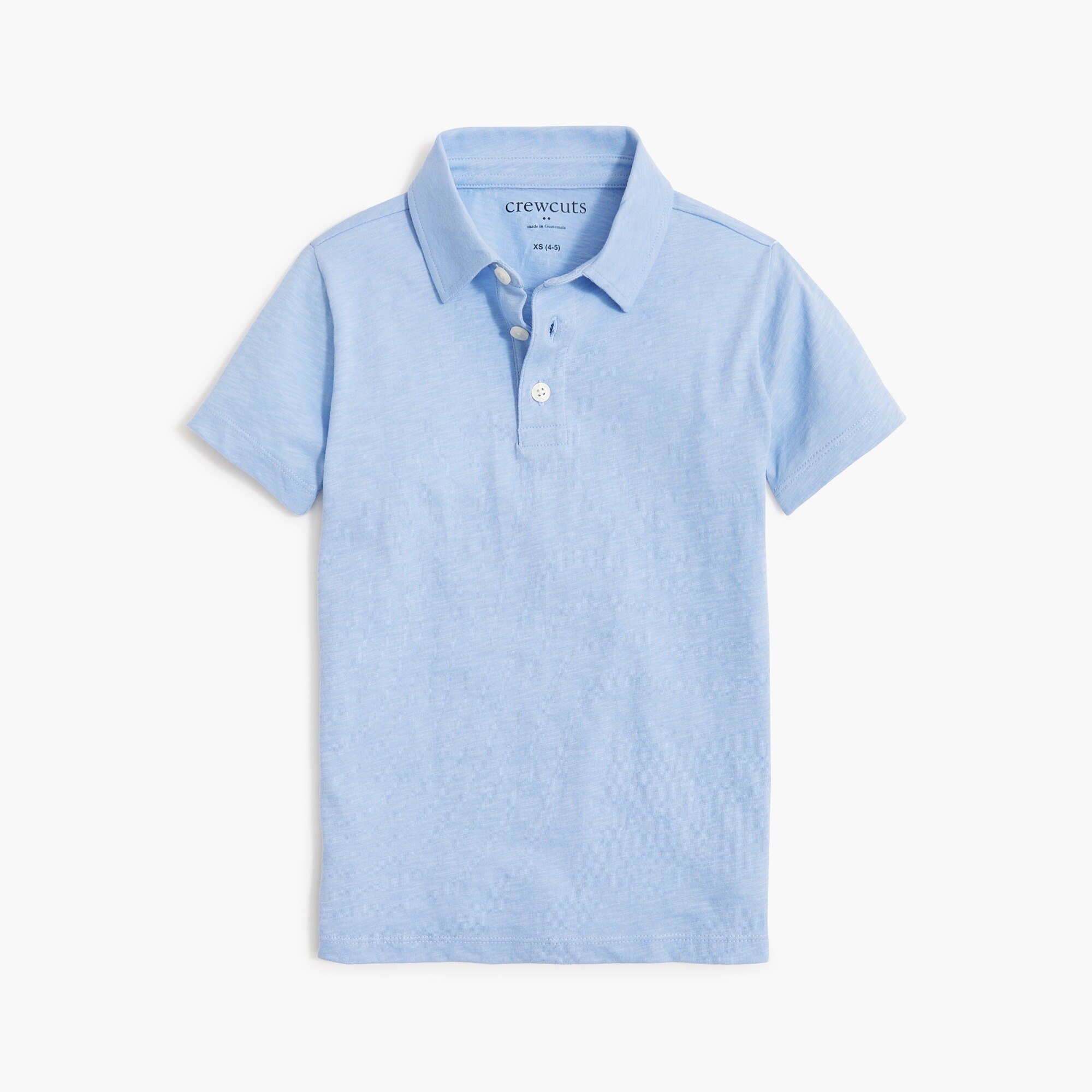 Boys' short-sleeve printed washed shirt