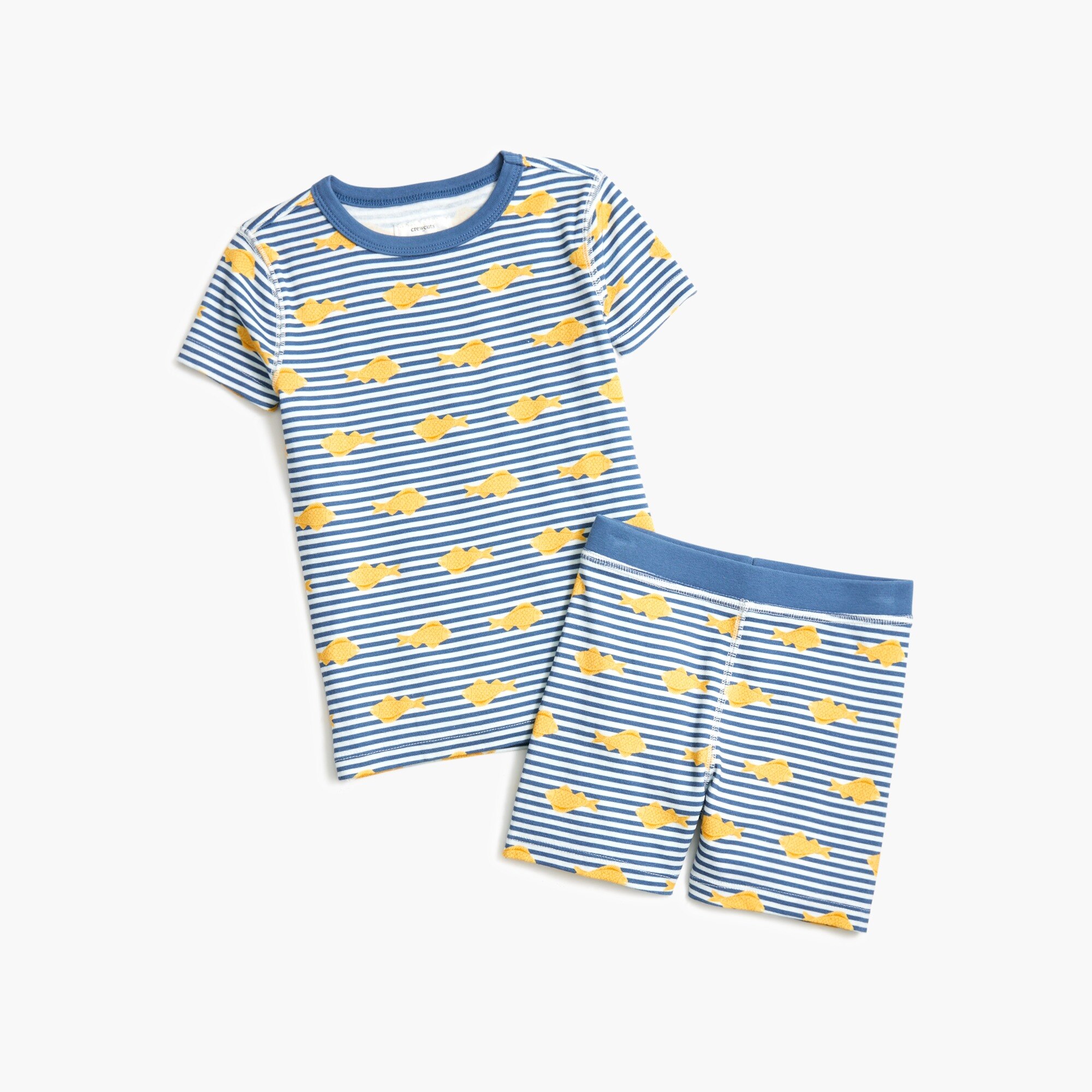 Boys' short-sleeve printed washed shirt