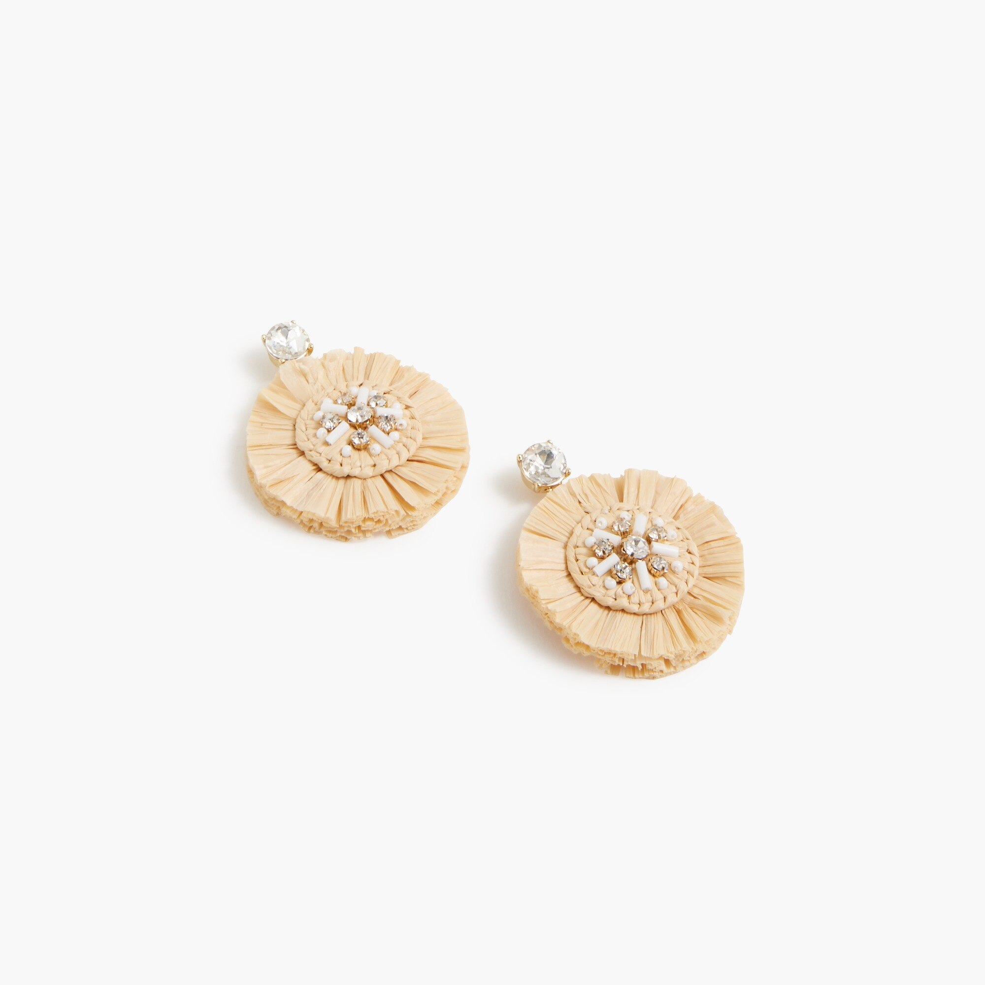 Woven circle earrings 20$