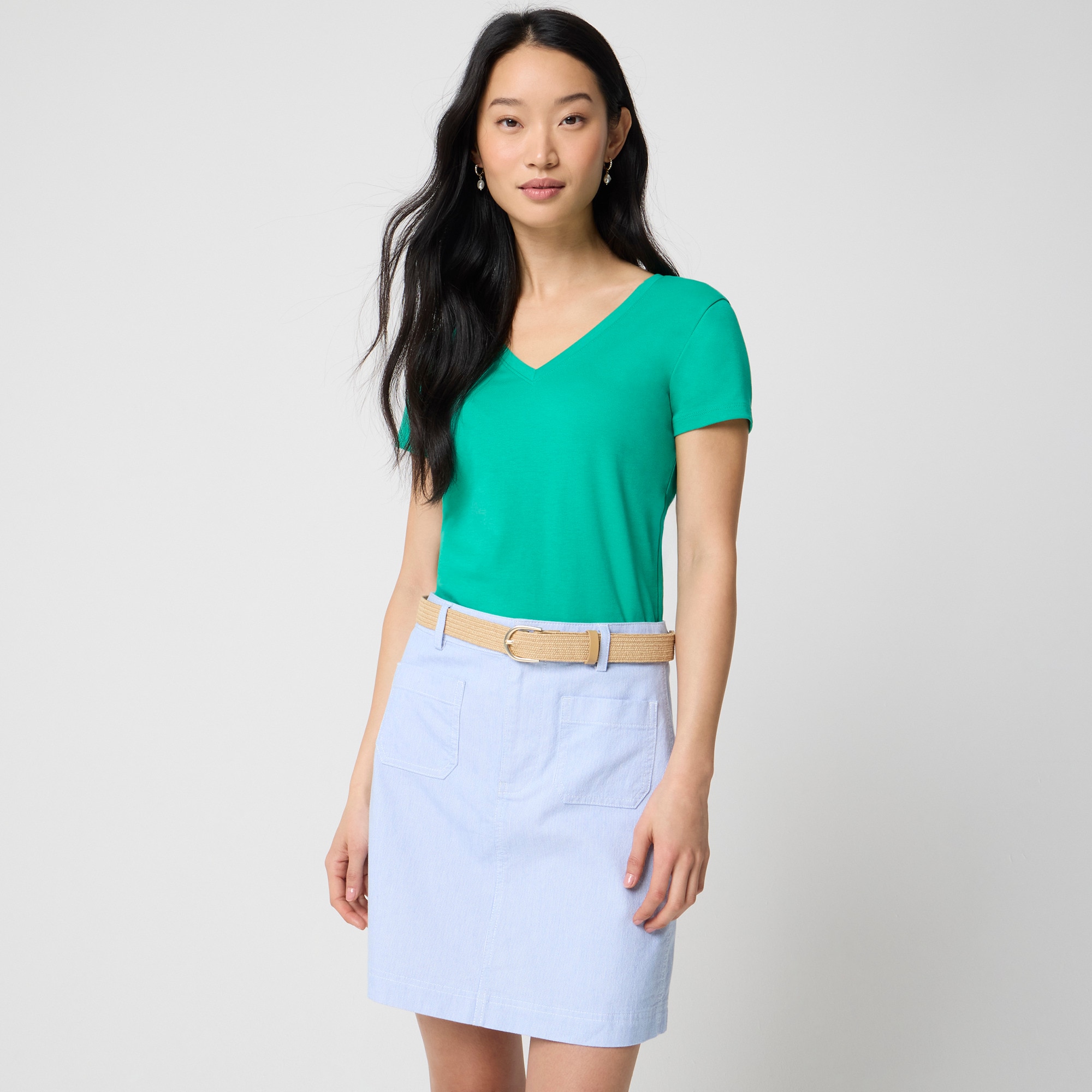 Lizzie patch-pocket mini skirt 53$