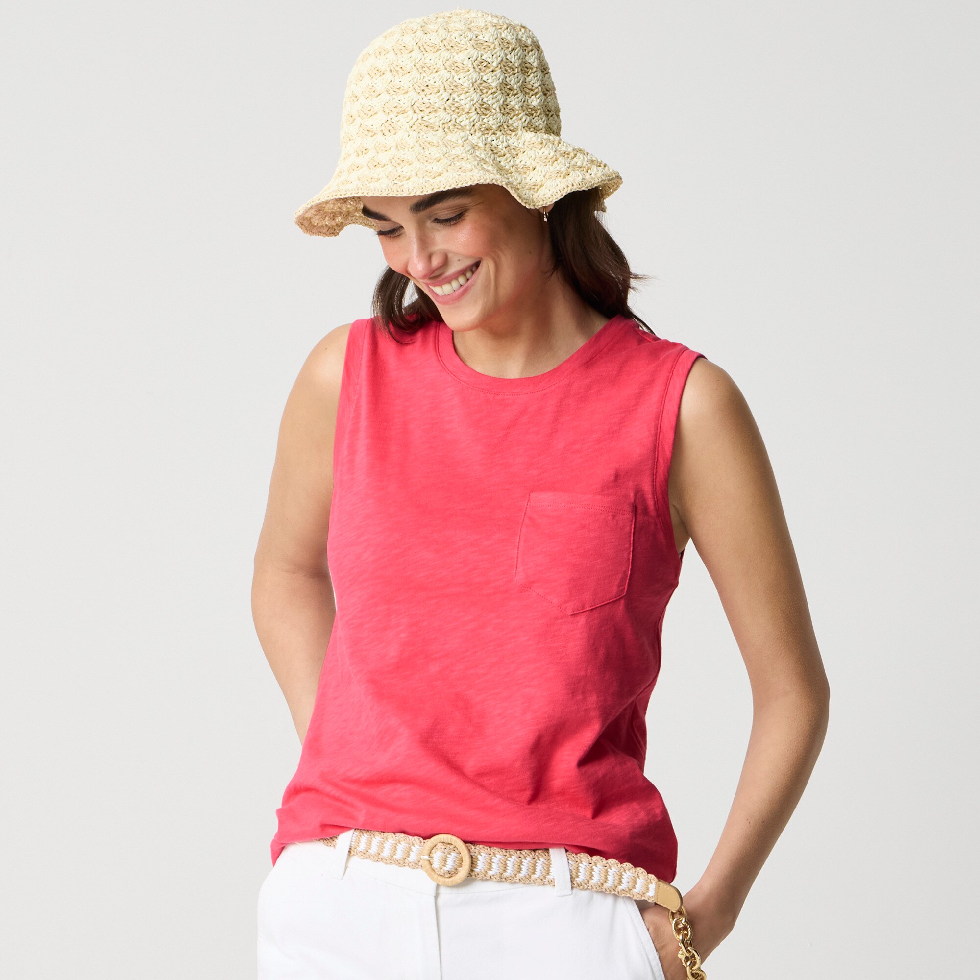 Girlfriend pocket tank top