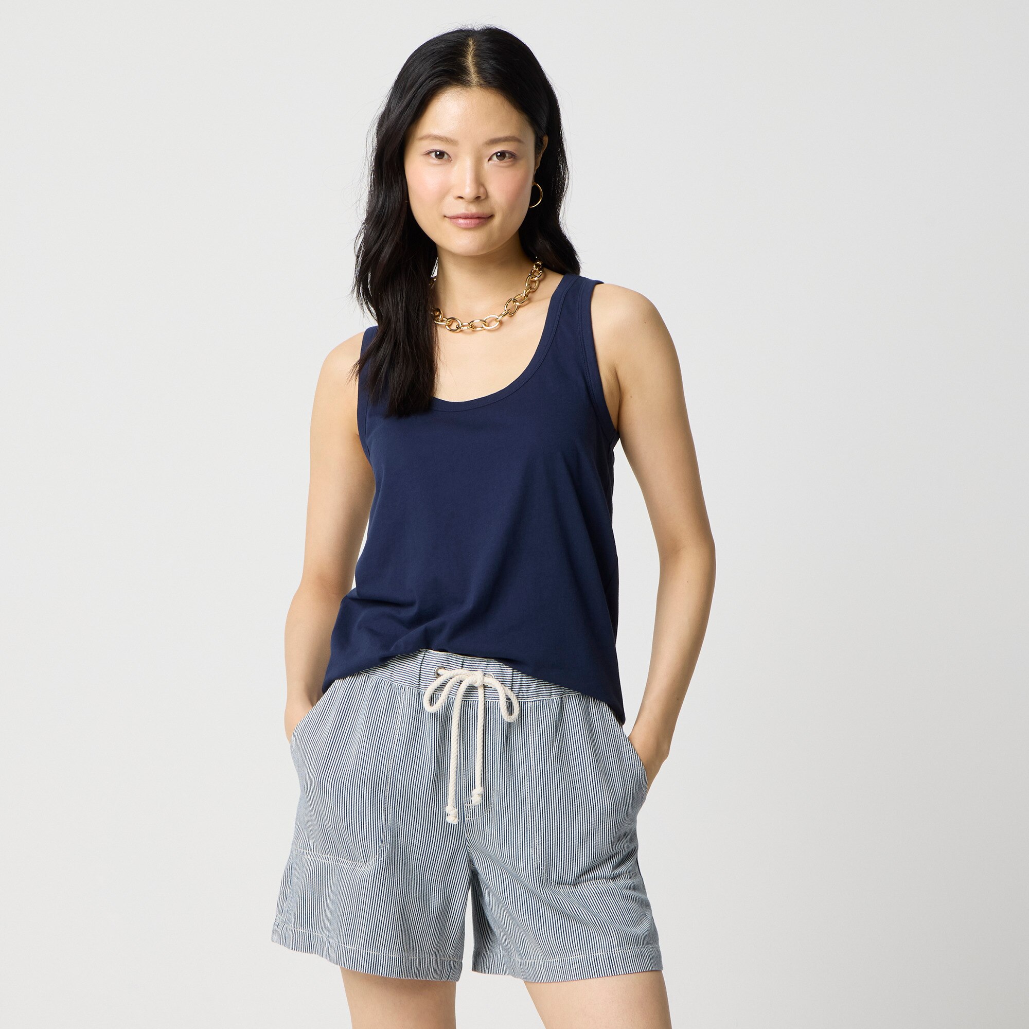 Scoopneck tank top