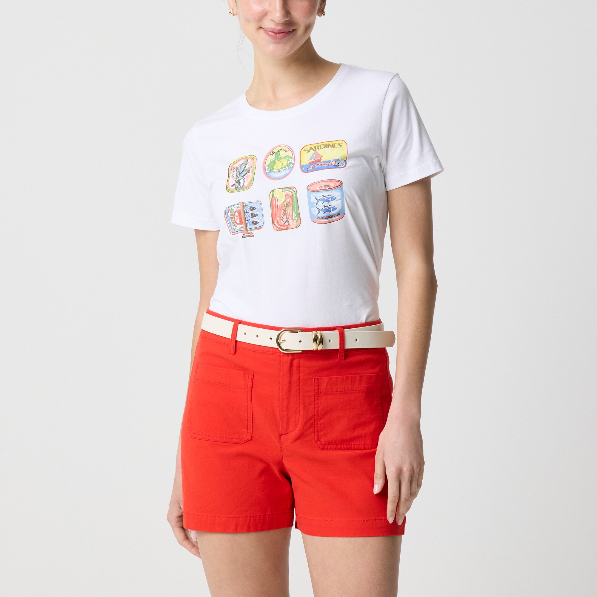 Tin fish graphic tee