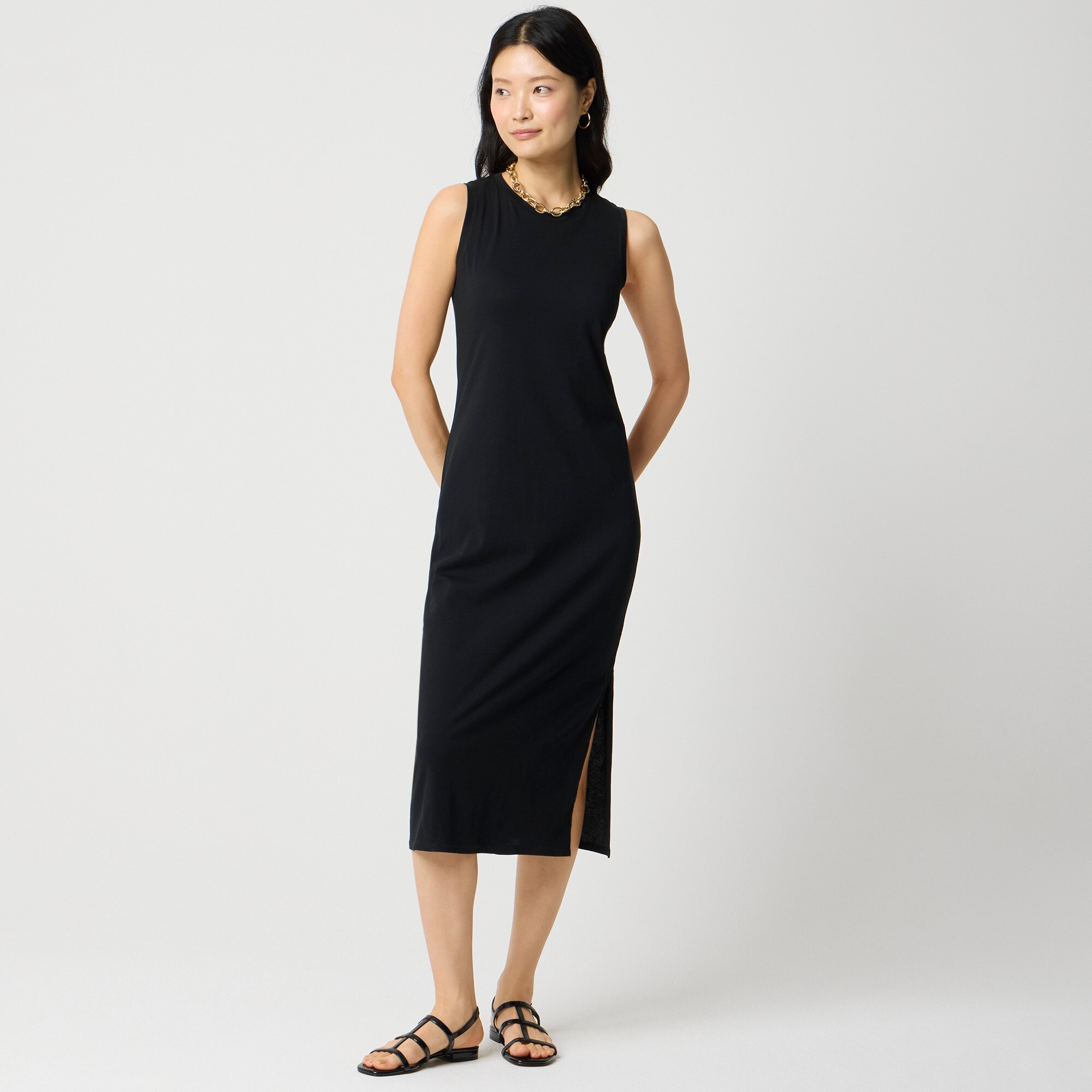 Knit midi dress