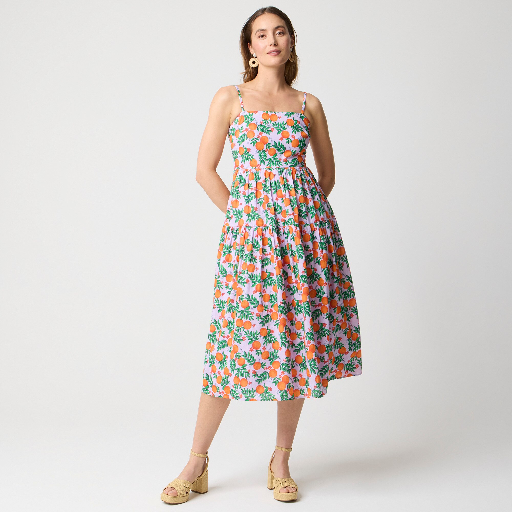 Strappy midi dress