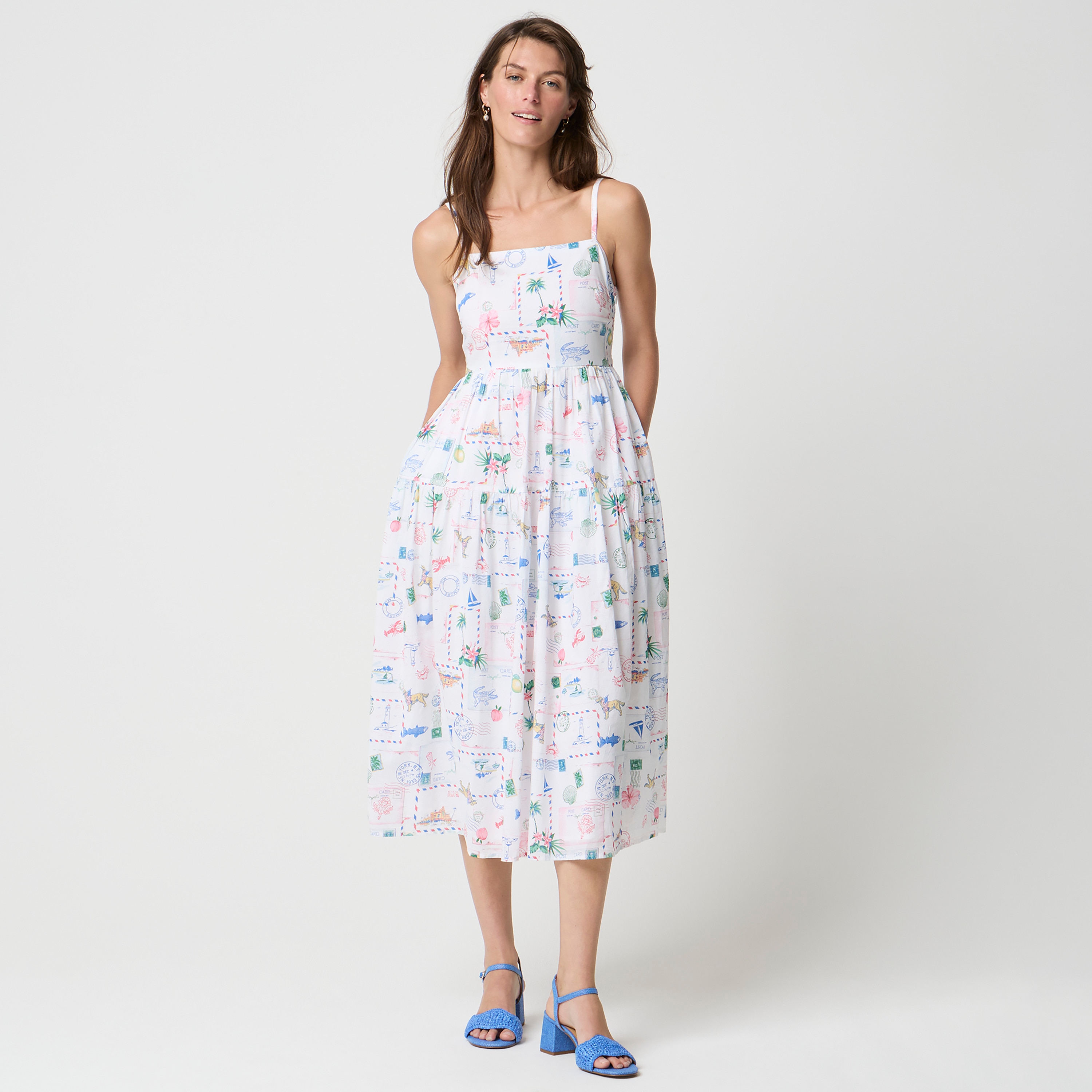 Tall strappy midi dress 70$