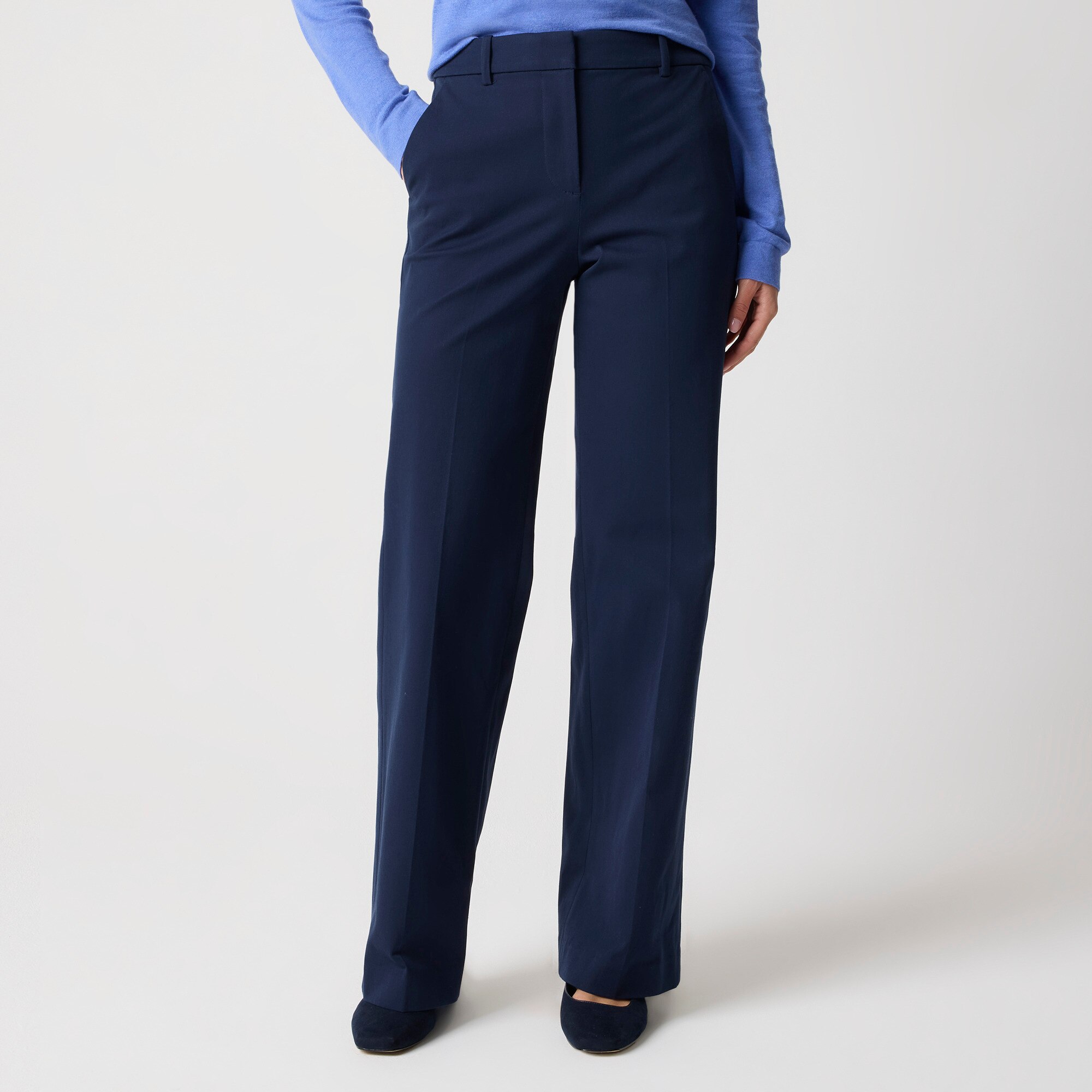 Remy full-length high-rise wide-leg pant