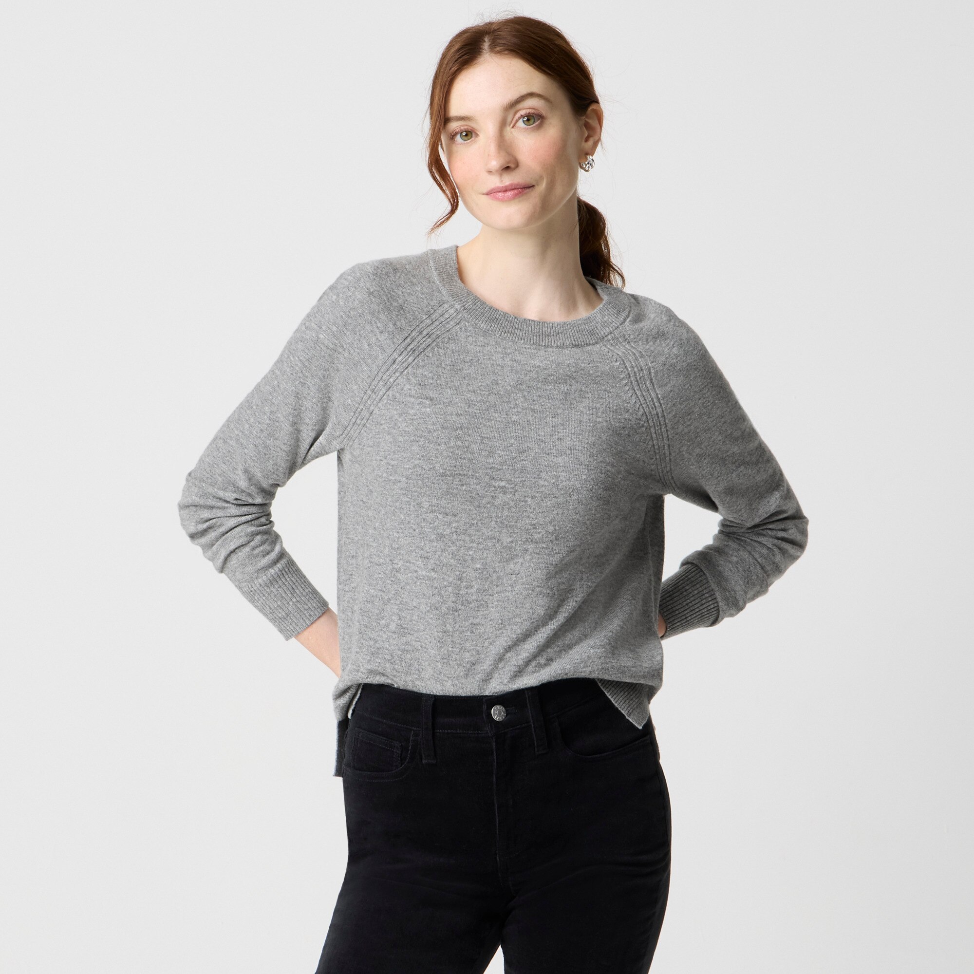 Wool-blend boyfriend sweater